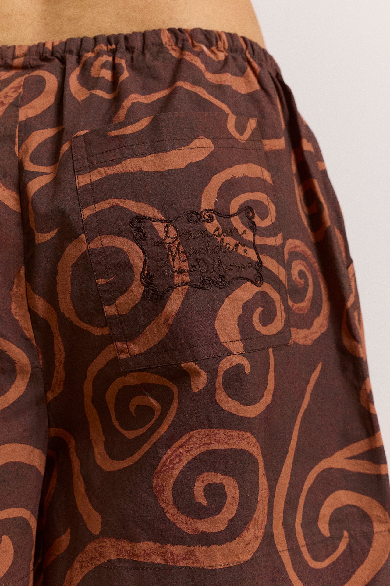 Afina Pull On Short - Swirl Print - Image 8