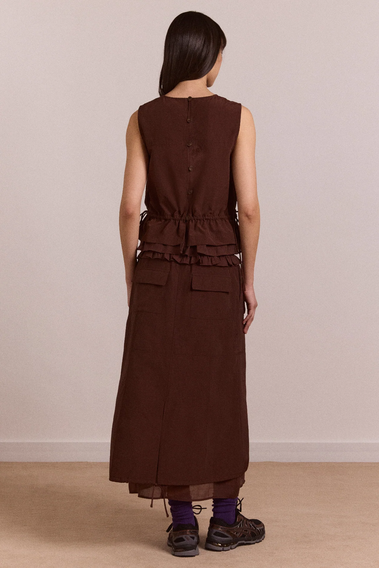 Ailani  Blouse - Choc - Image 4