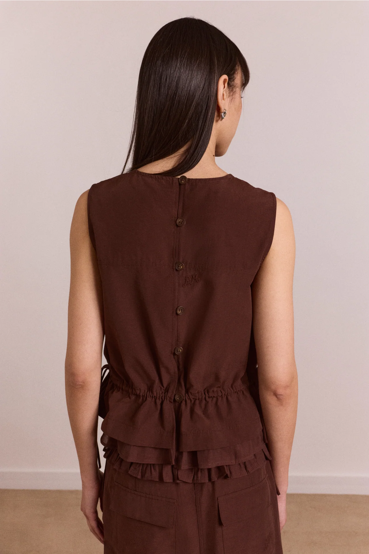 Ailani  Blouse - Choc - Image 5