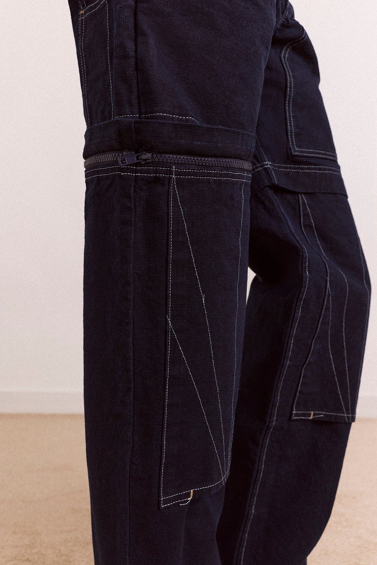 Laura Workwear Denim Zip Off Jeans - Image 12