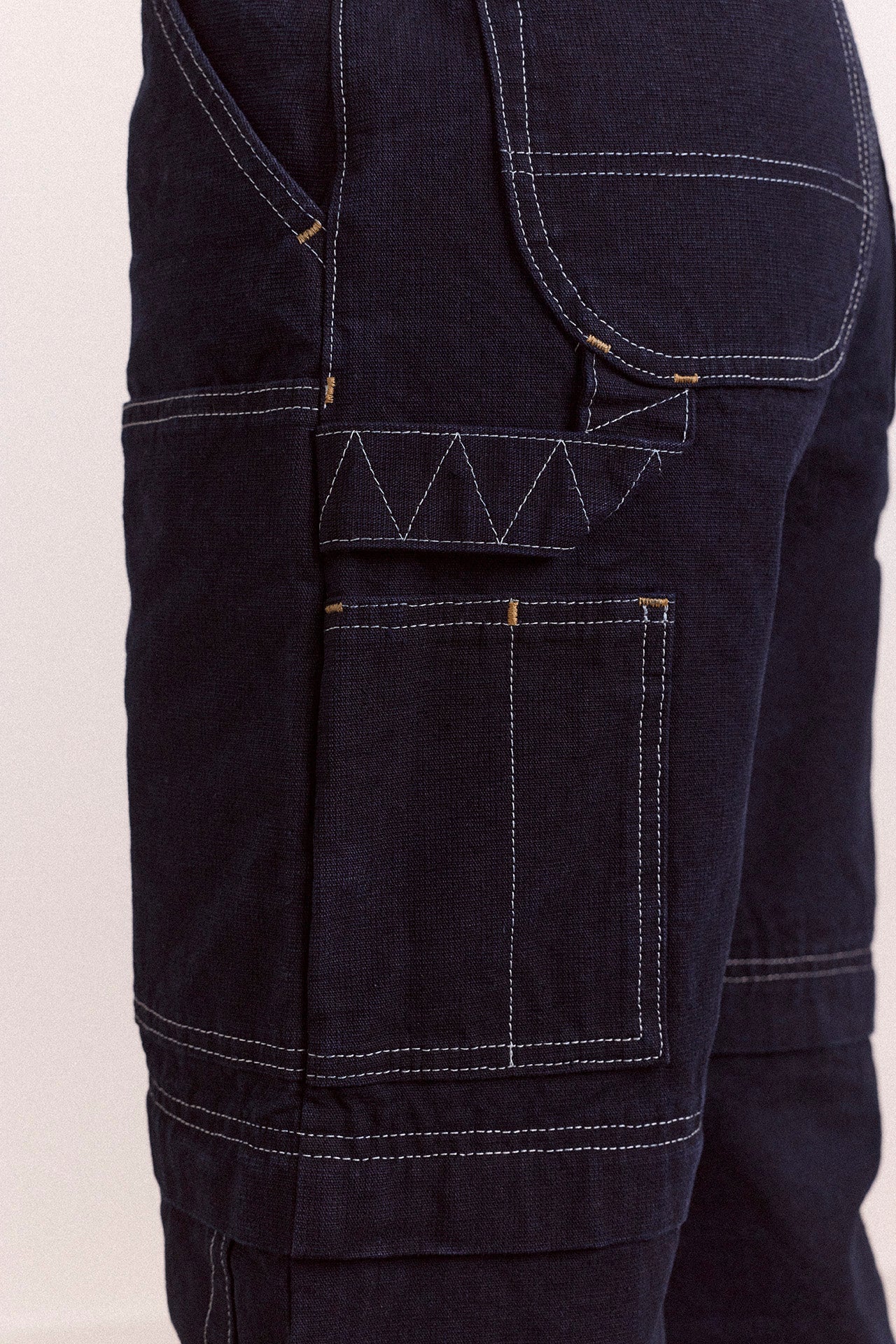 Laura Workwear Denim Zip Off Jeans - Image 13