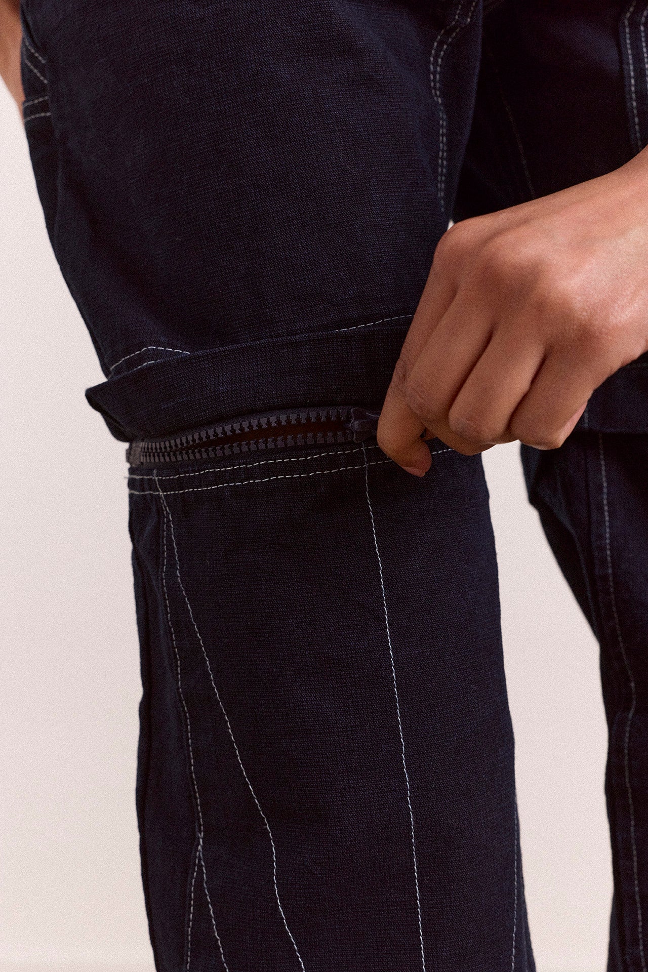 Laura Workwear Denim Zip Off Jeans - Image 14