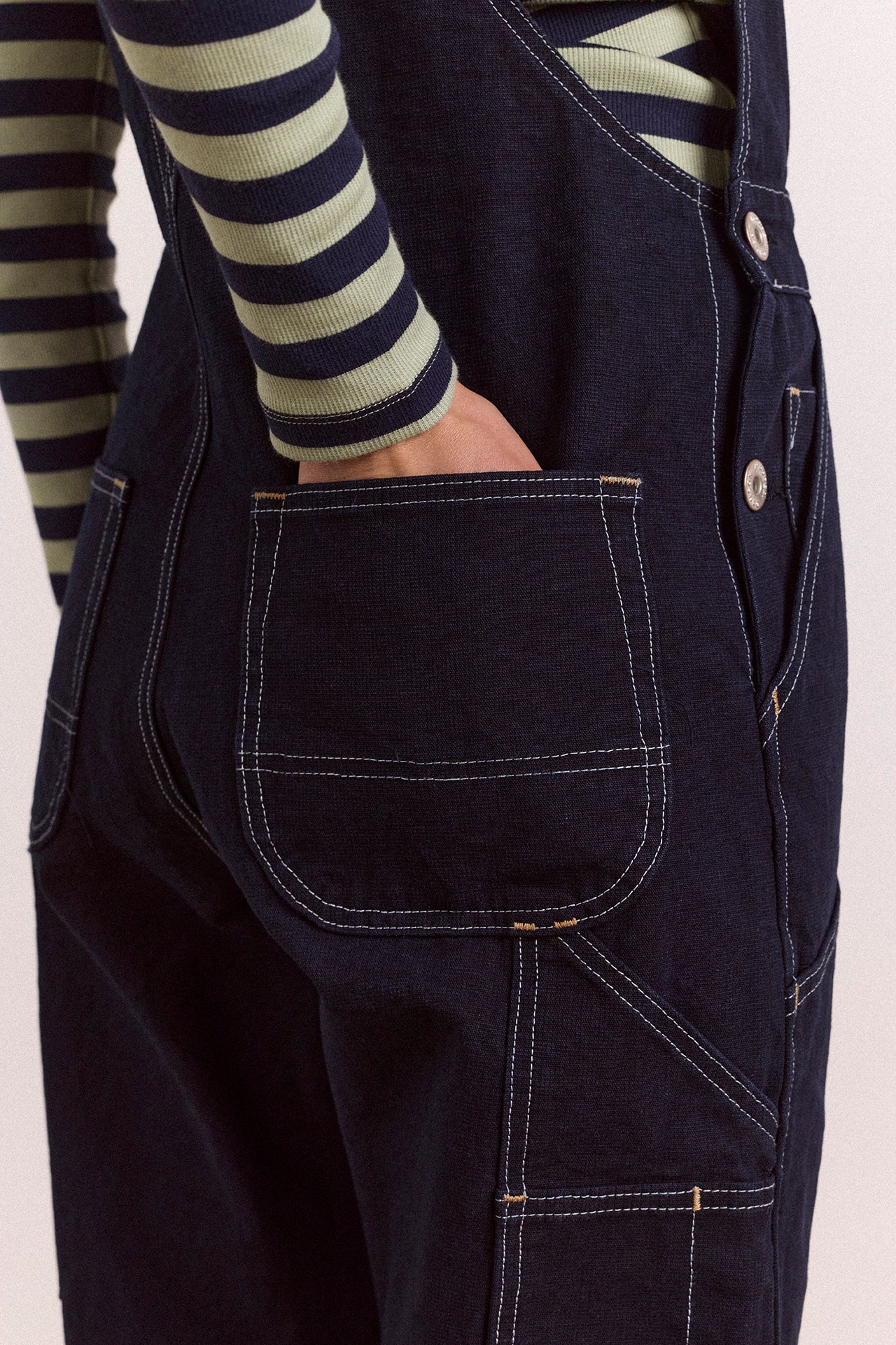 Lisa Workwear Denim Overalls - Image 9