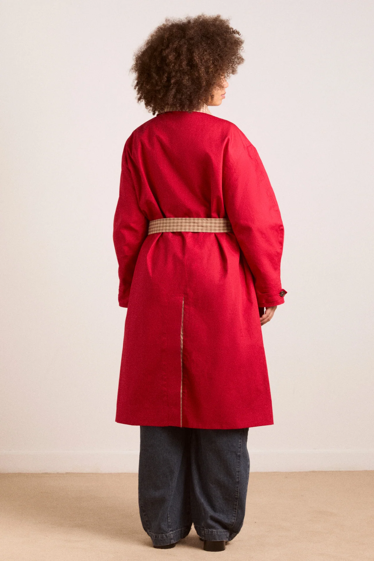 Anja Reversible Shower-Proof Trench - Image 10
