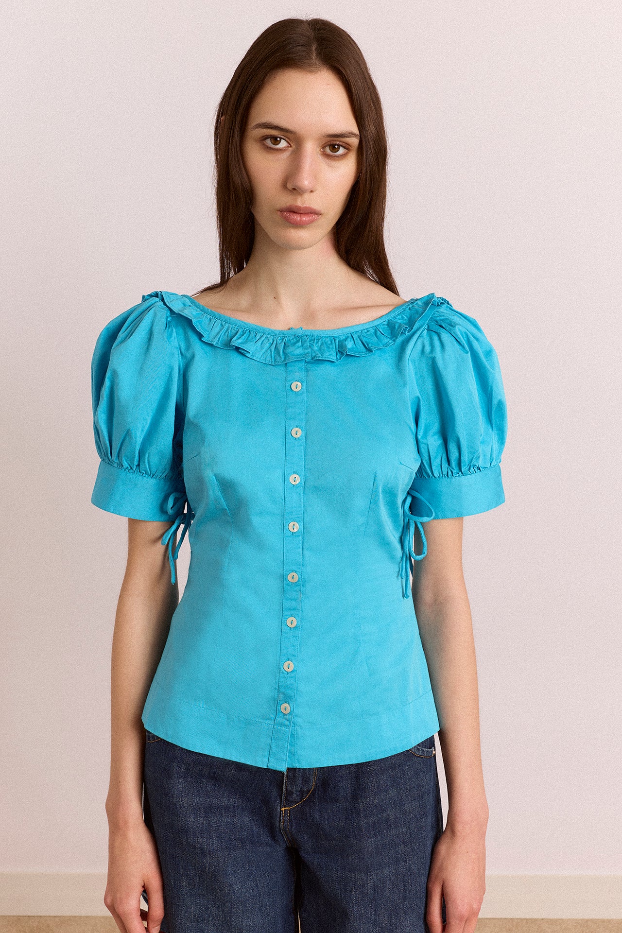 Anke Blouse - River Blue - Image 3