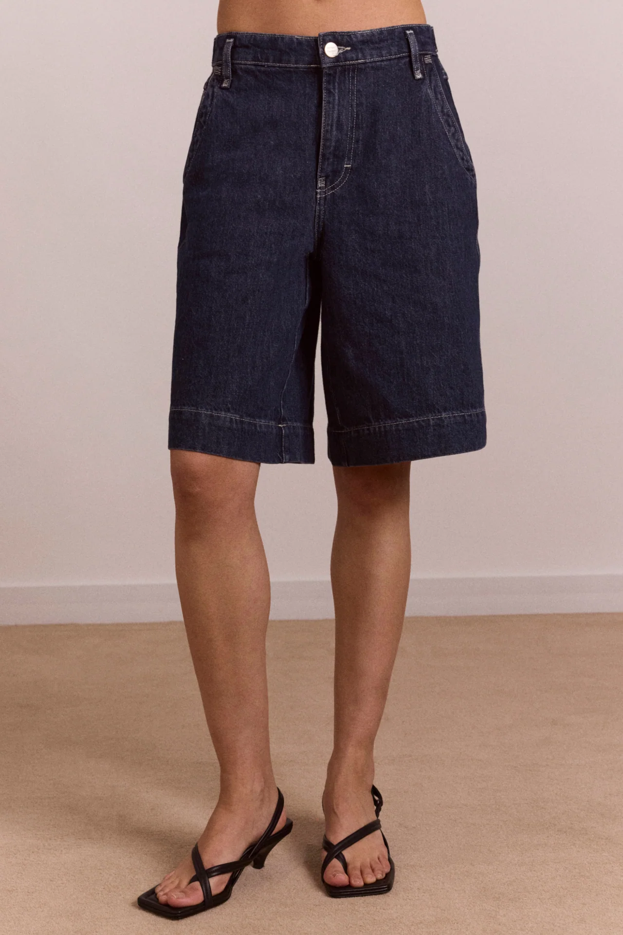 Annie Denim Shorts - Indigo - Image 3