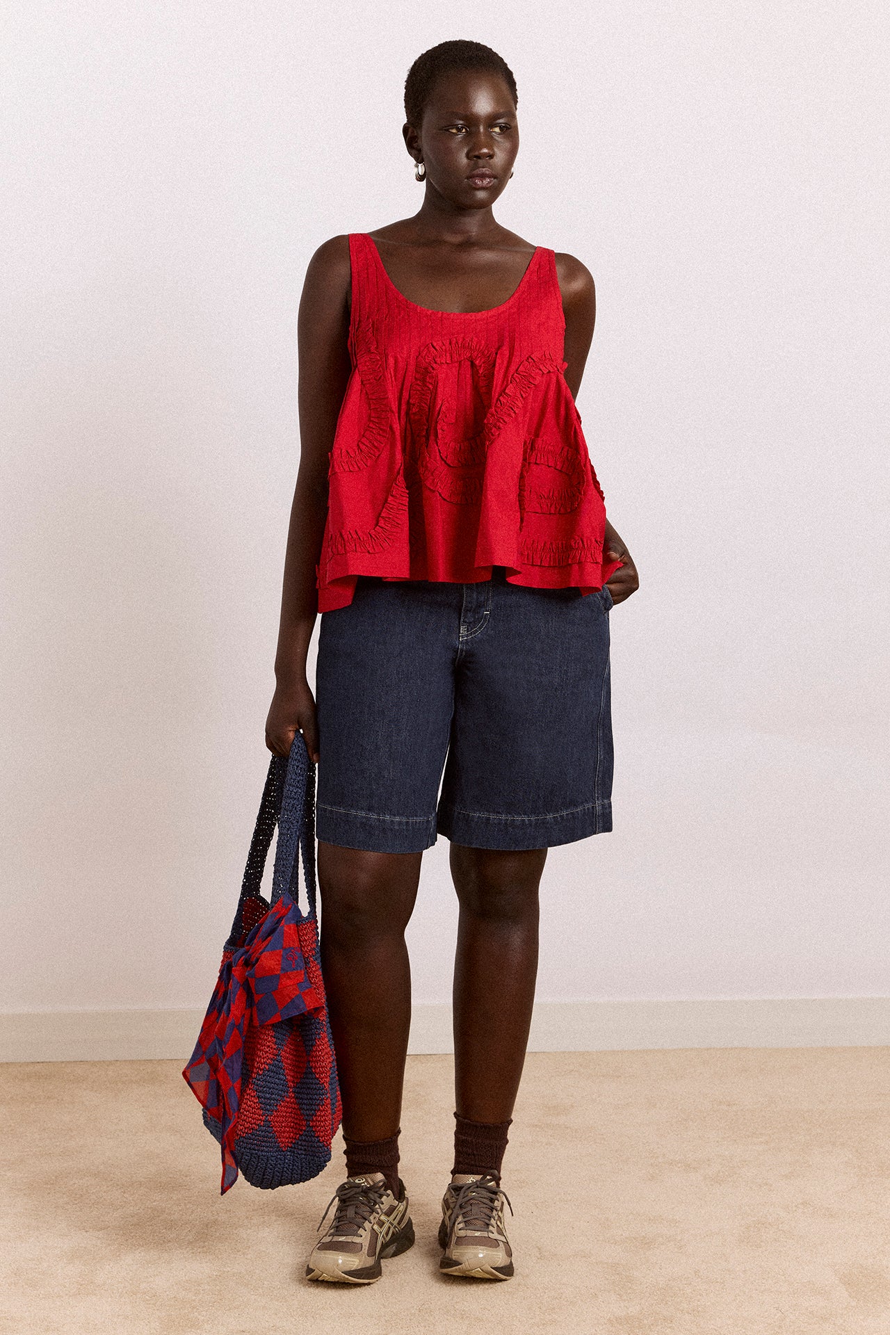 Annie Denim Shorts - Indigo - Image 4