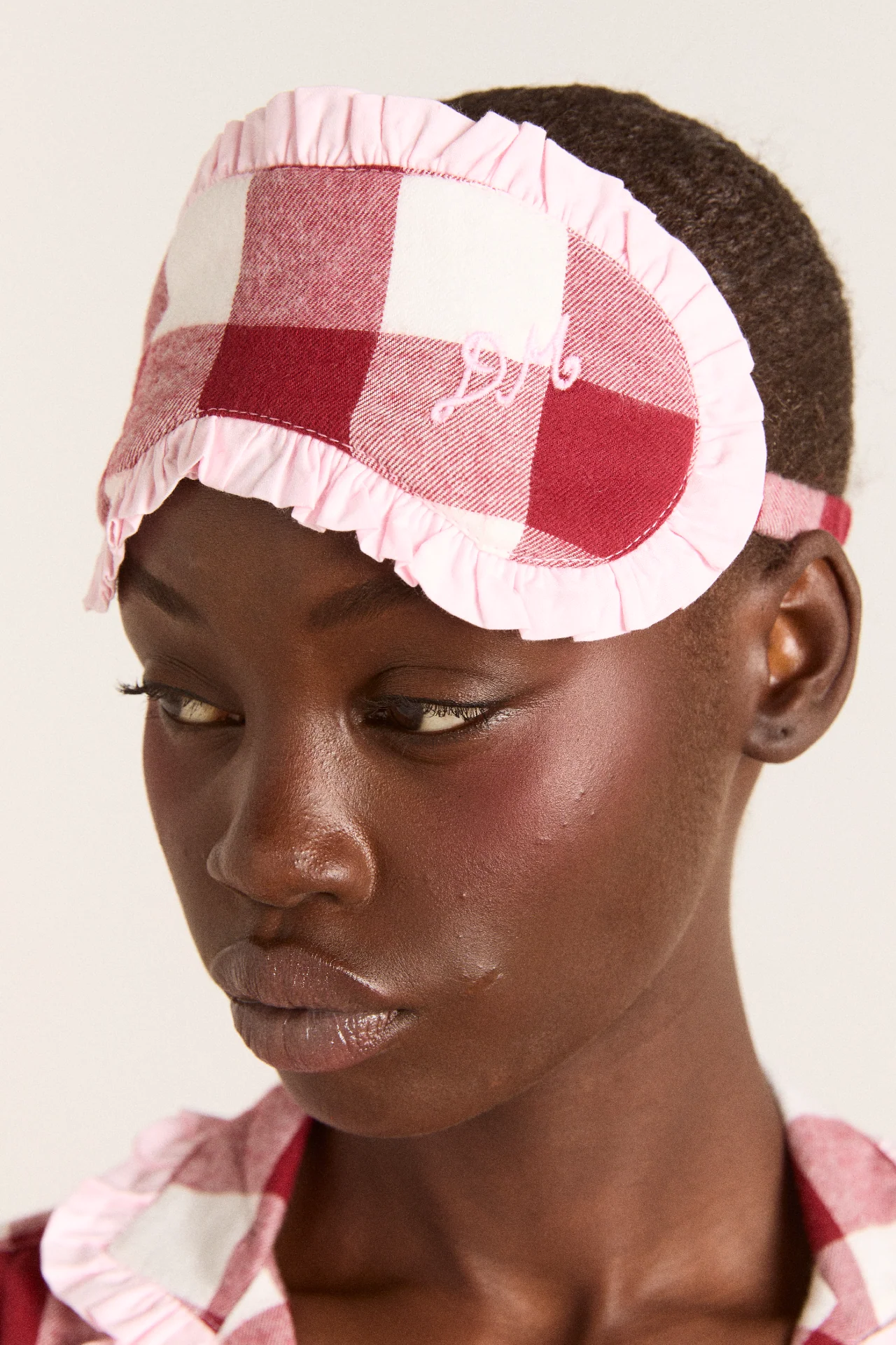 Antonella Pj Set - Burg Gingham - Image 9