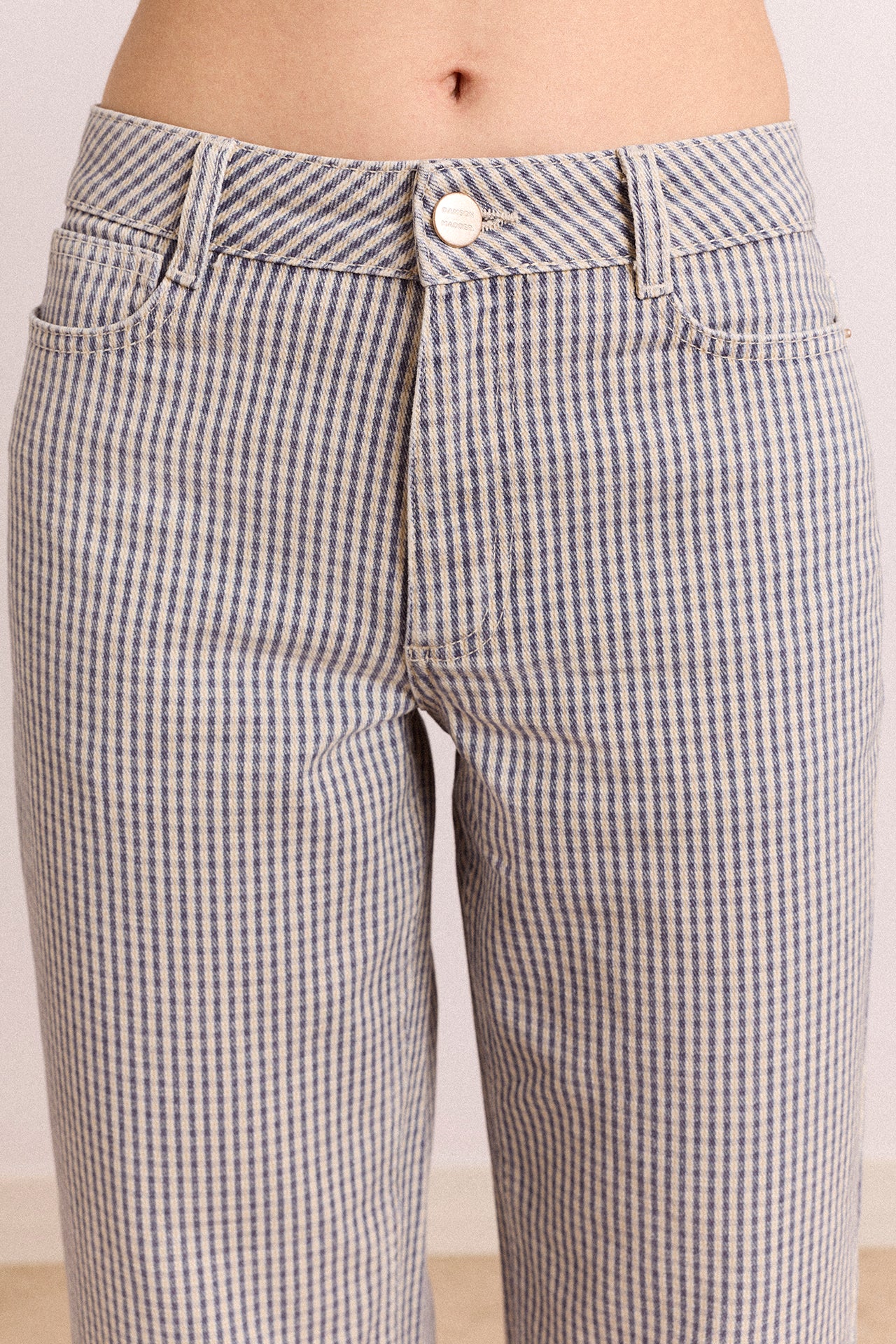 Anya Capri Jeans - Micro Check - Image 7