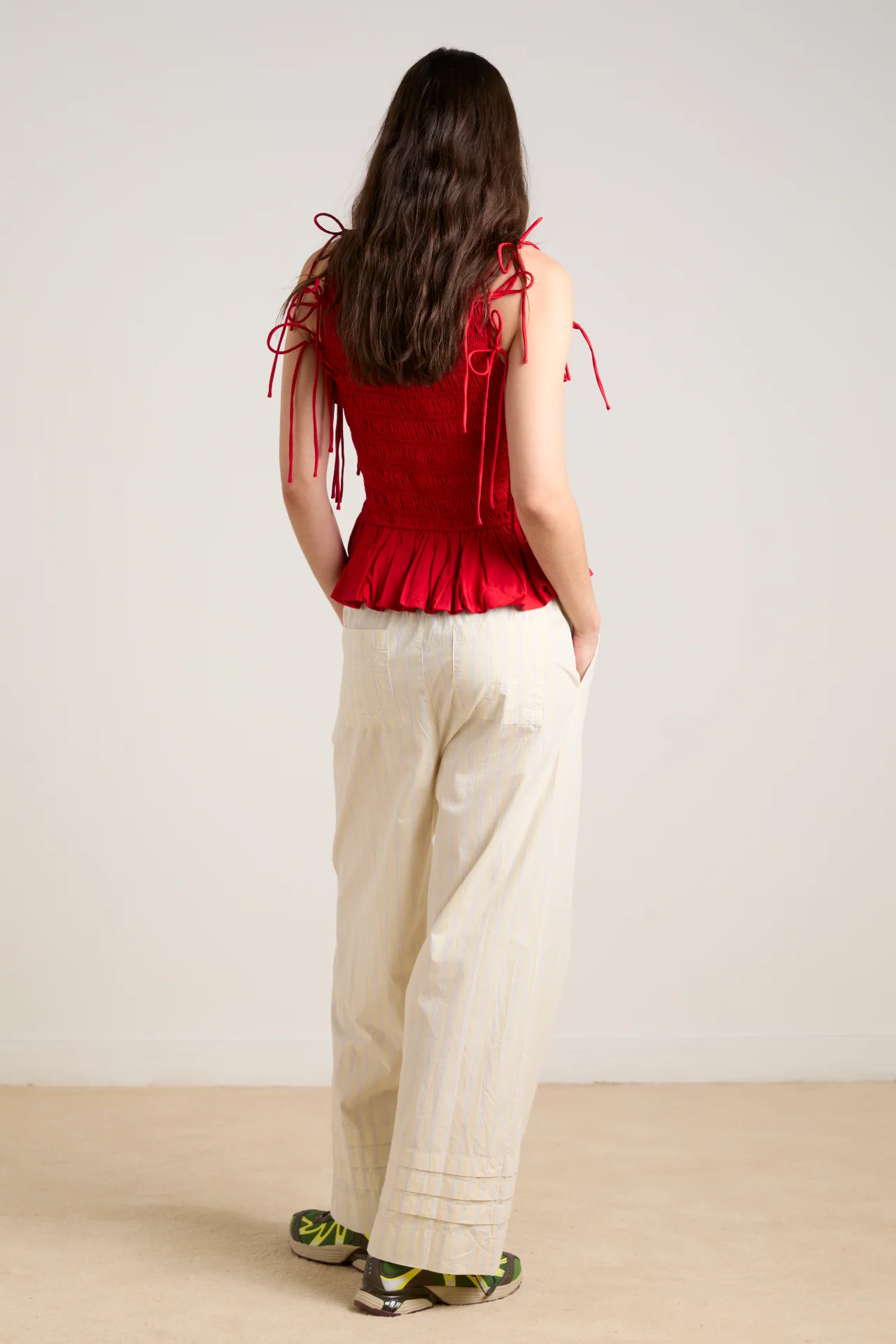 becca multi-way blouse - cherry - Image 3