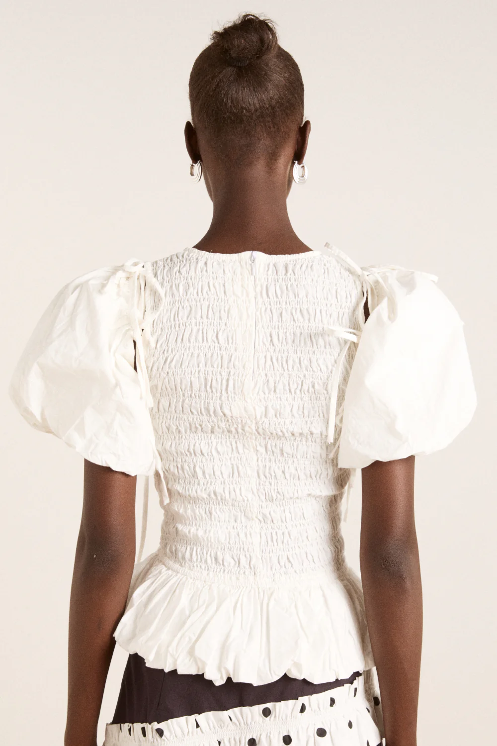 Becca Multi-Way Blouse - White - Image 4