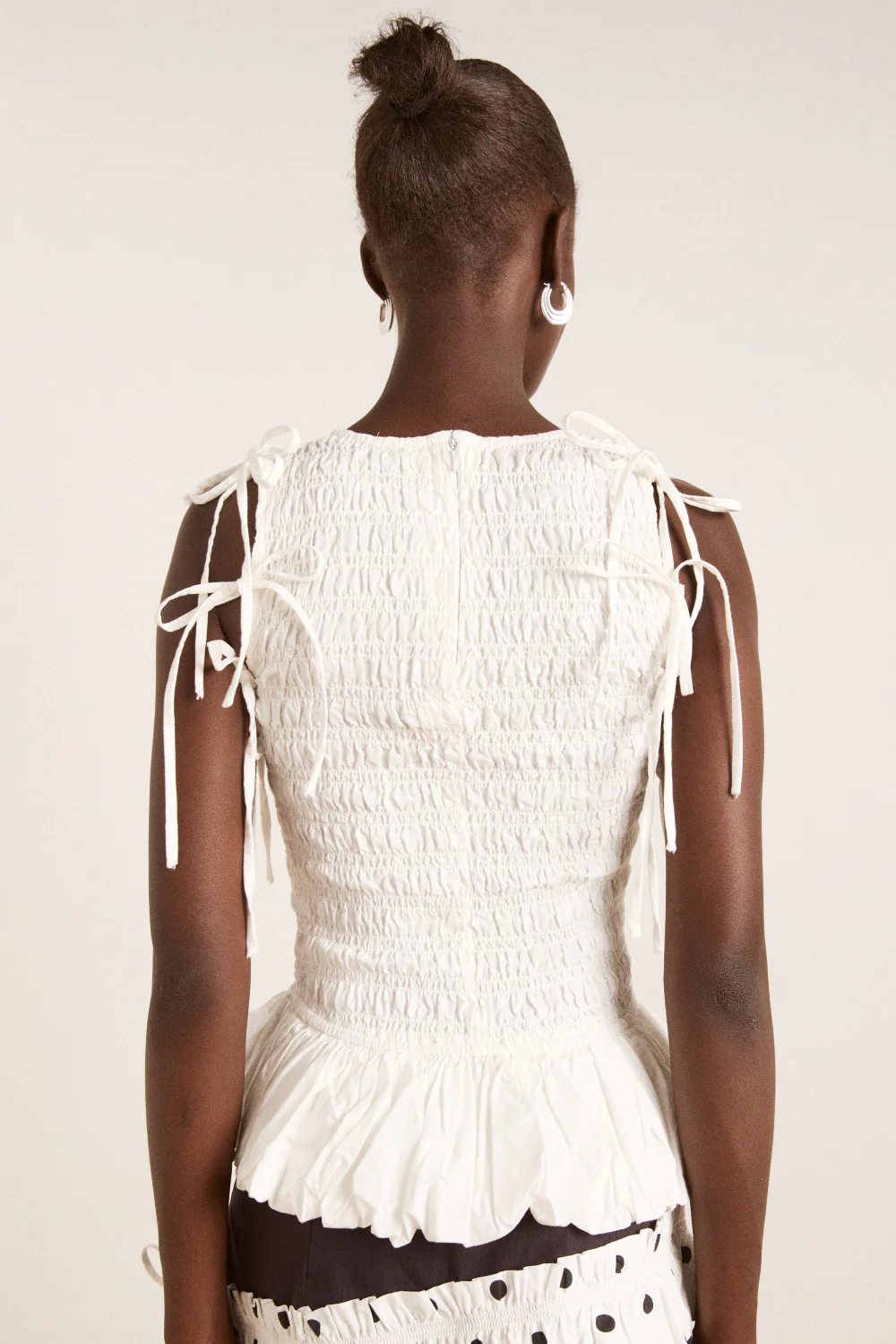 Becca Multi-Way Blouse - White - Image 5