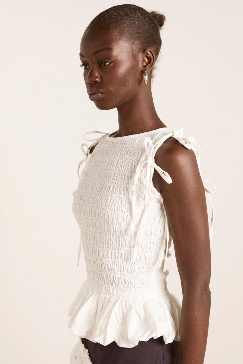Becca Multi-Way Blouse - White - Image 6
