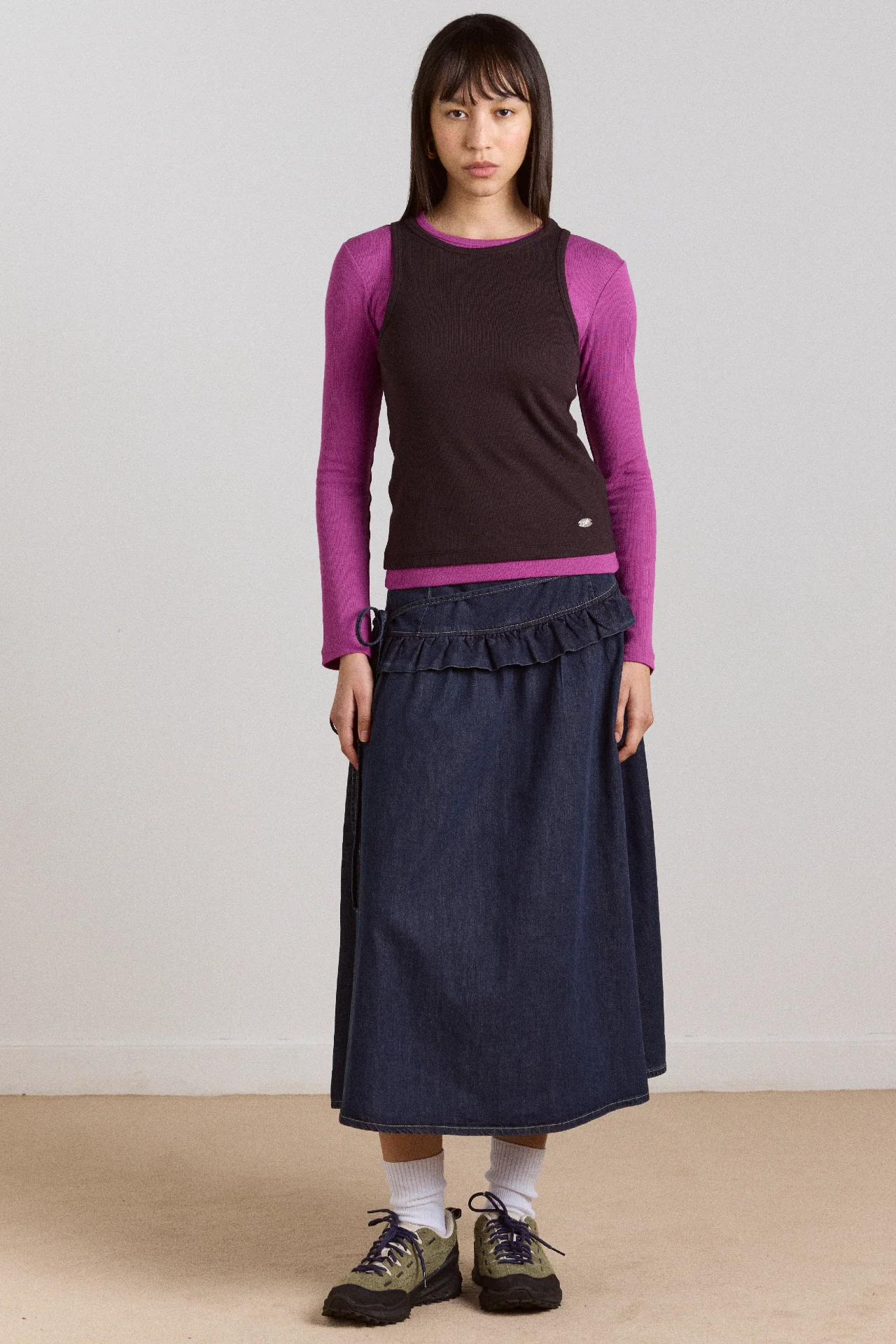 Bellamie Skirt - Dark Indigo - Image 7