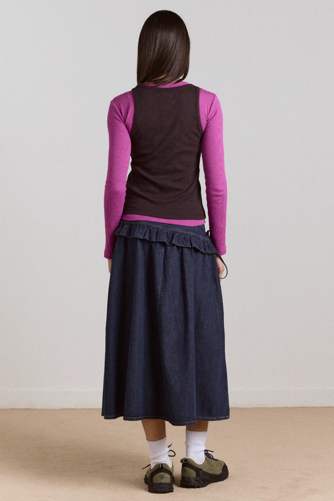 Bellamie Skirt - Dark Indigo - Image 9