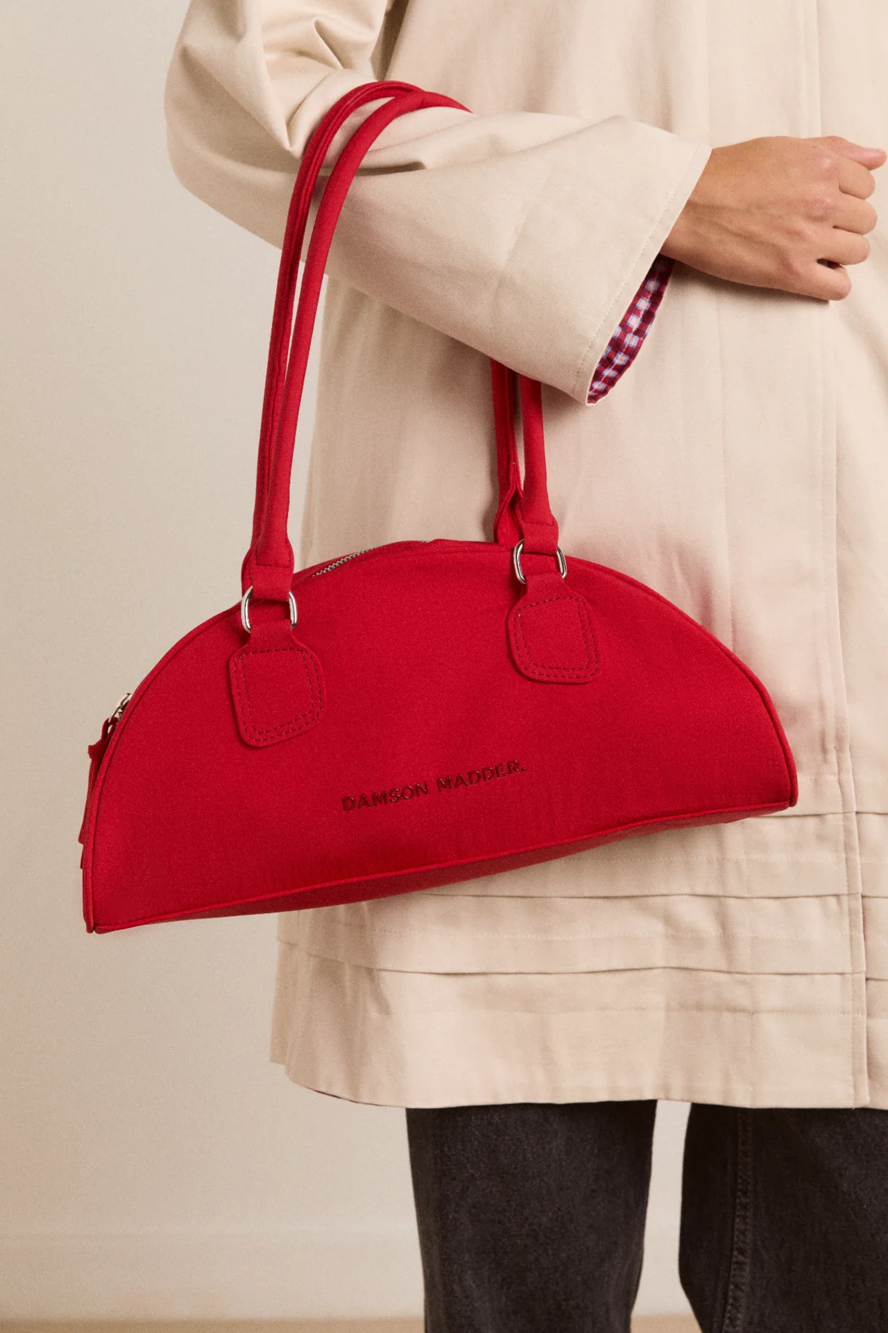 Berta Bowler Bag - Red - Image 3