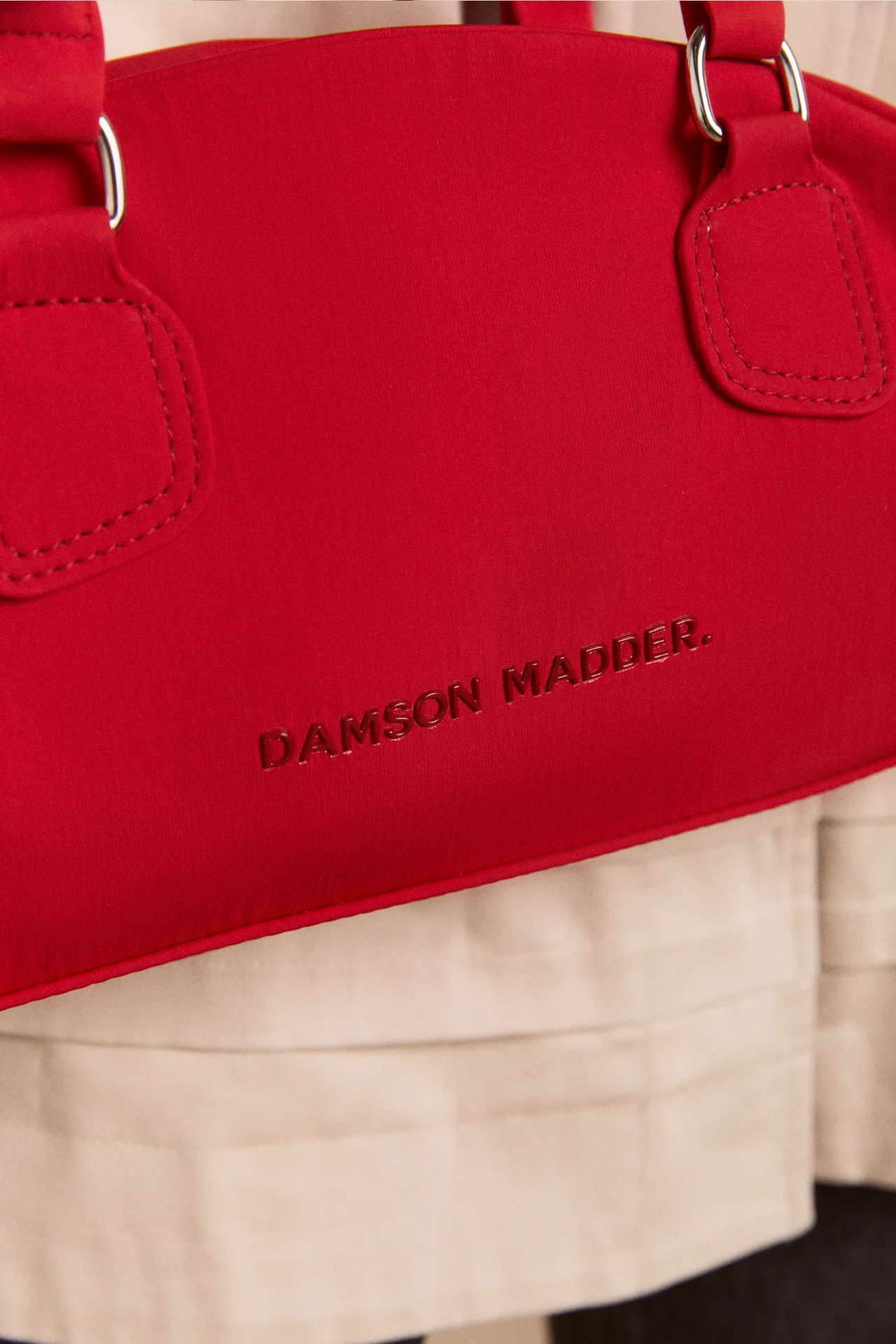 Berta Bowler Bag - Red - Image 5