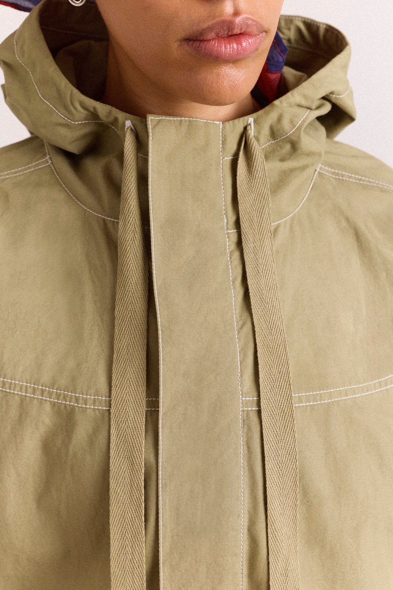 blake hooded jacket - sage - Image 8