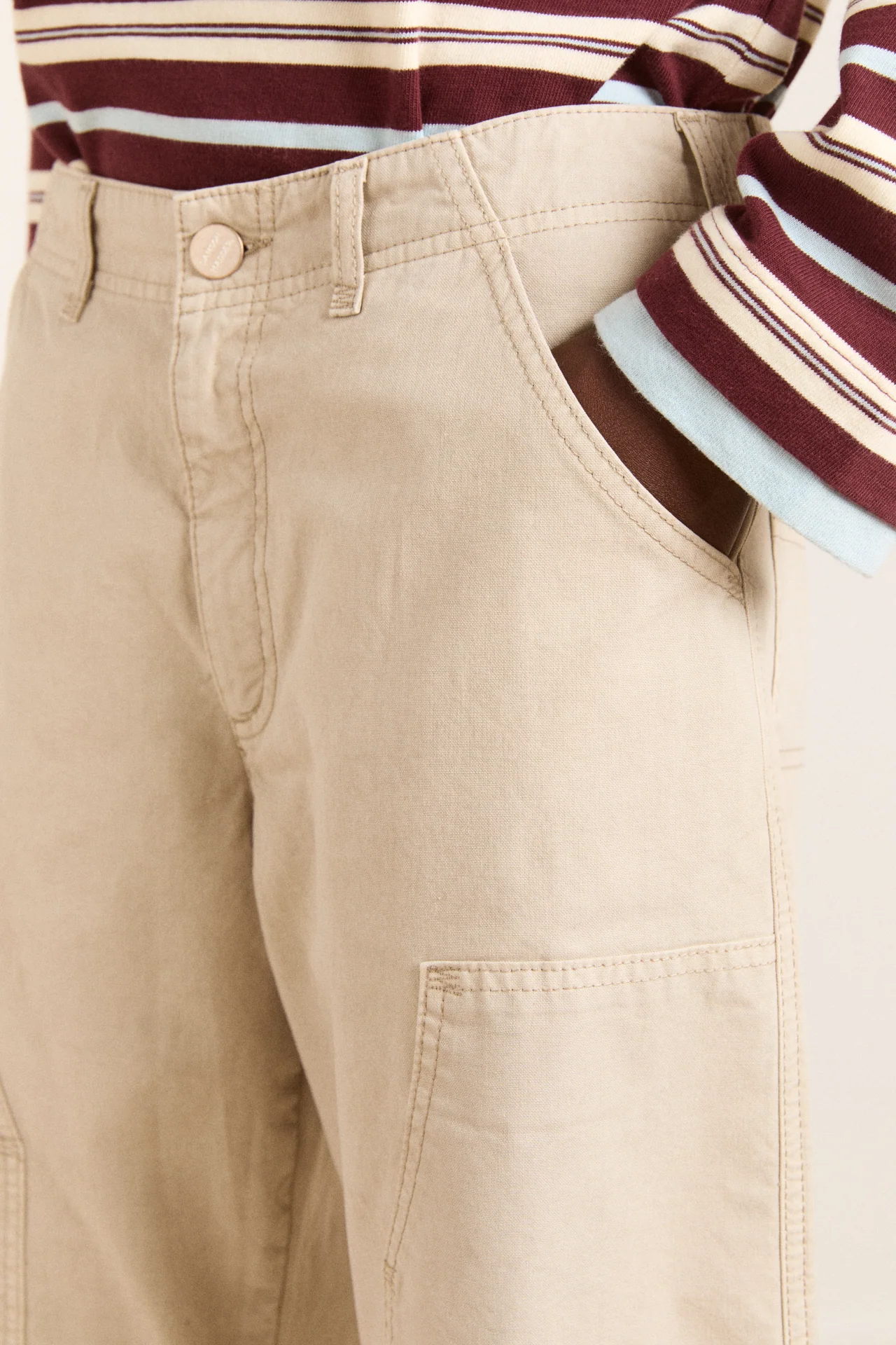 Cameron Trousers - Oyster - Image 15