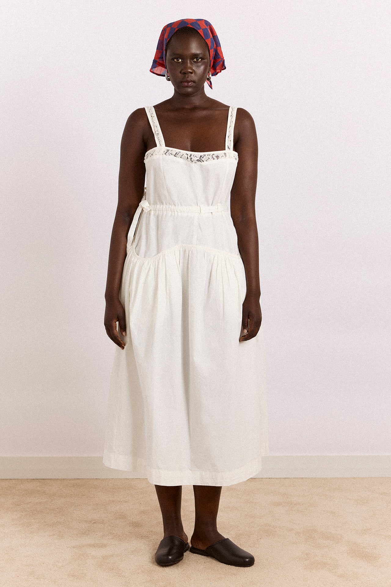 Campbell Midi Dress - White - Image 4