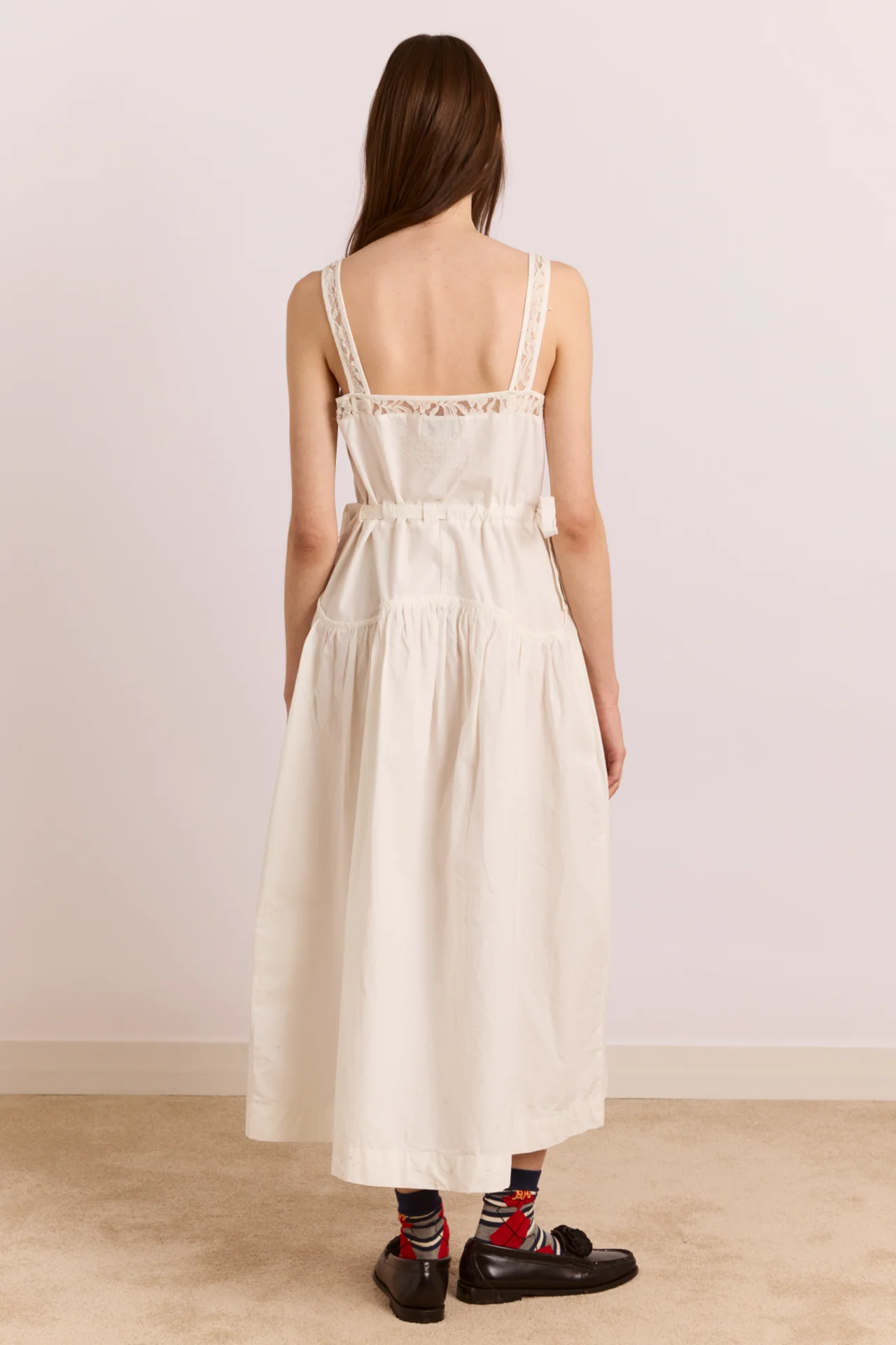 Campbell Midi Dress - White - Image 5