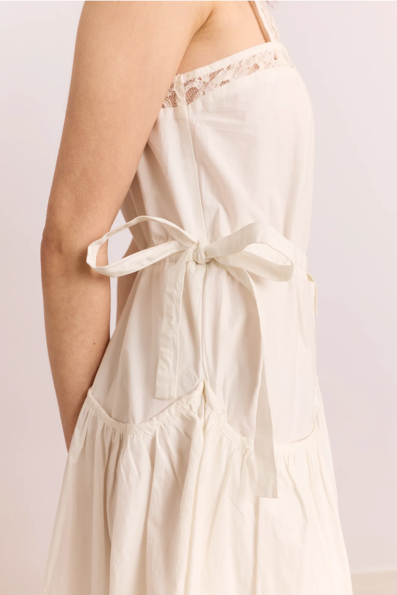 Campbell Midi Dress - White - Image 9