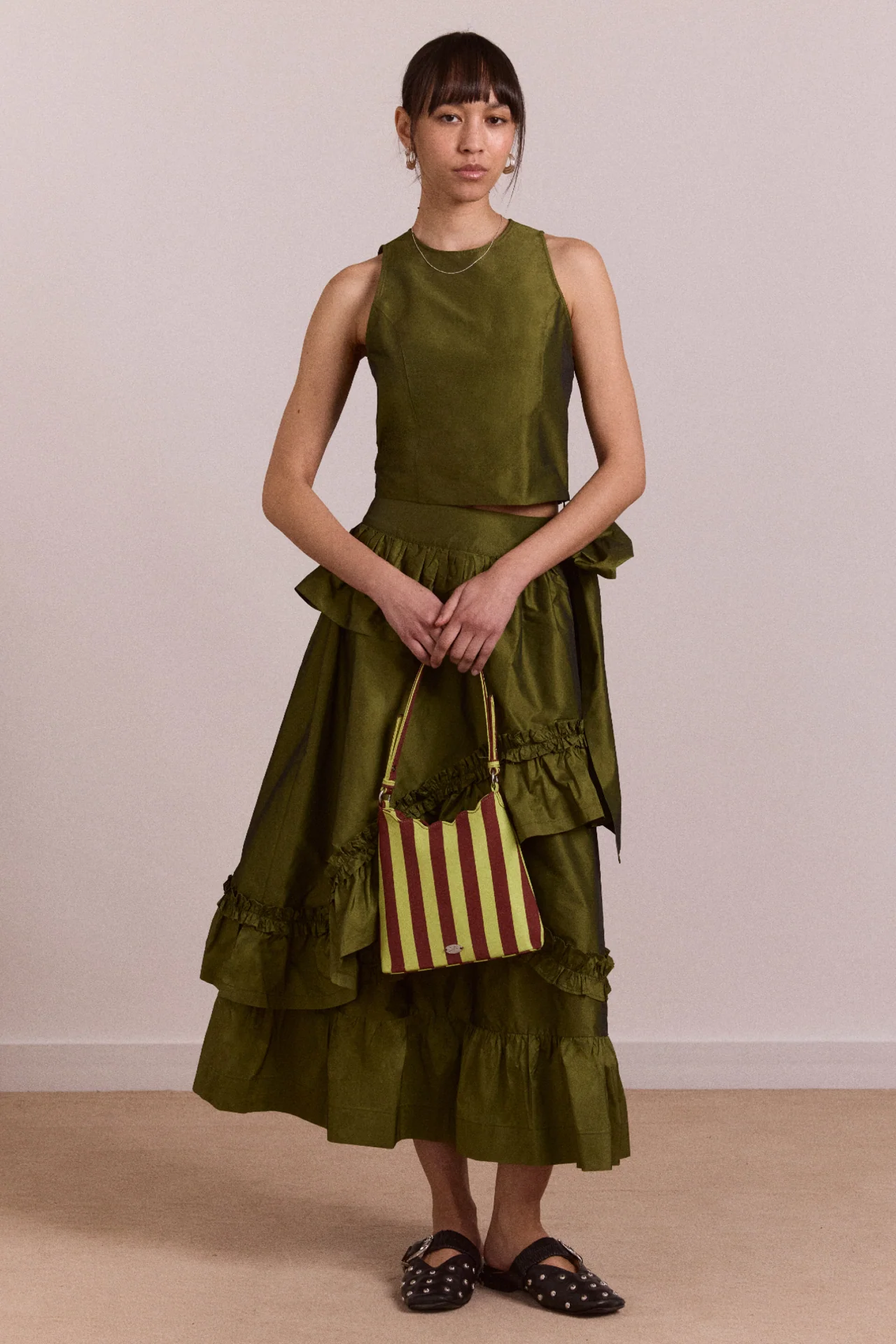 Constance Top - Olive - Image 4
