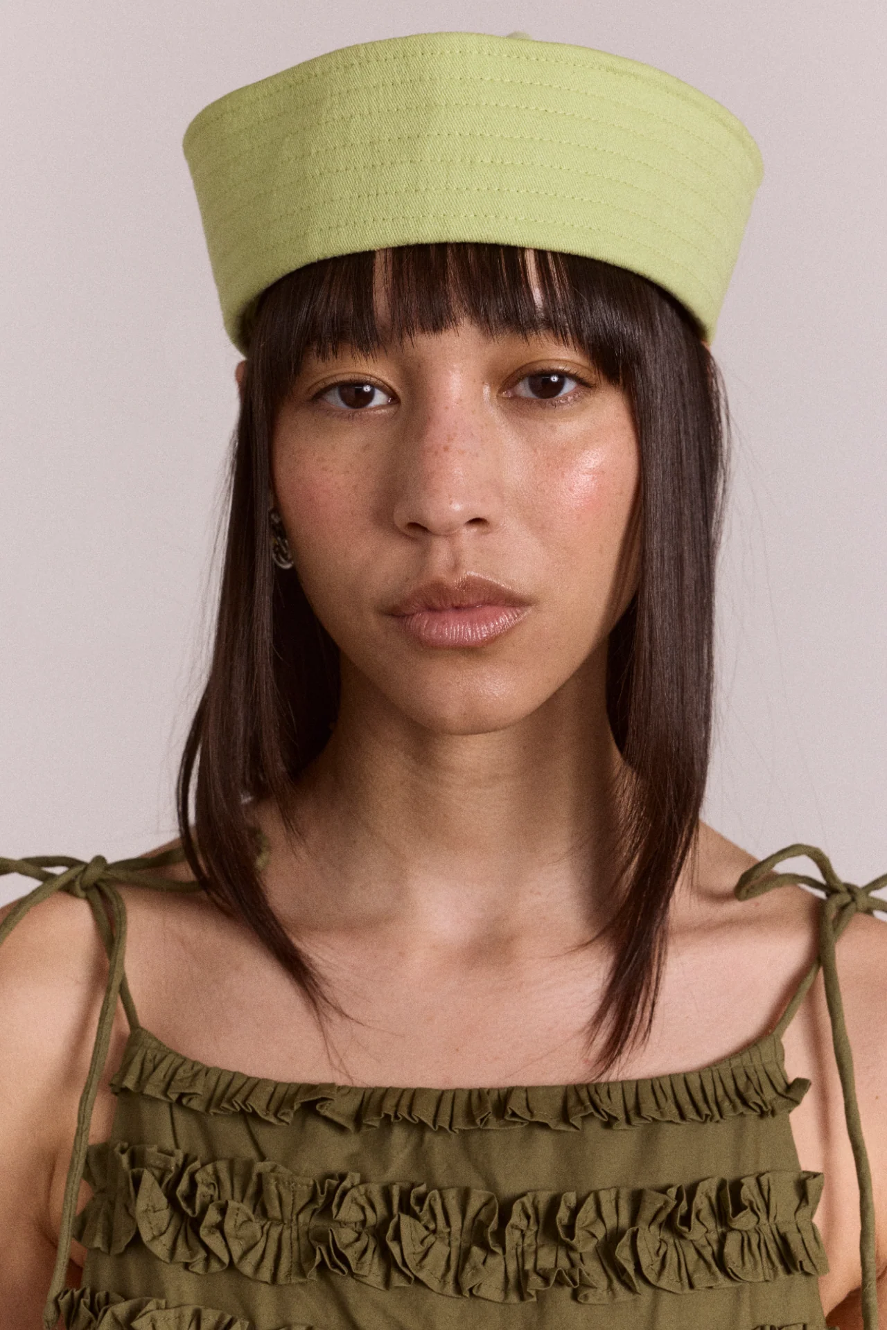 Cotton Sailor Hat - Apple - Image 3