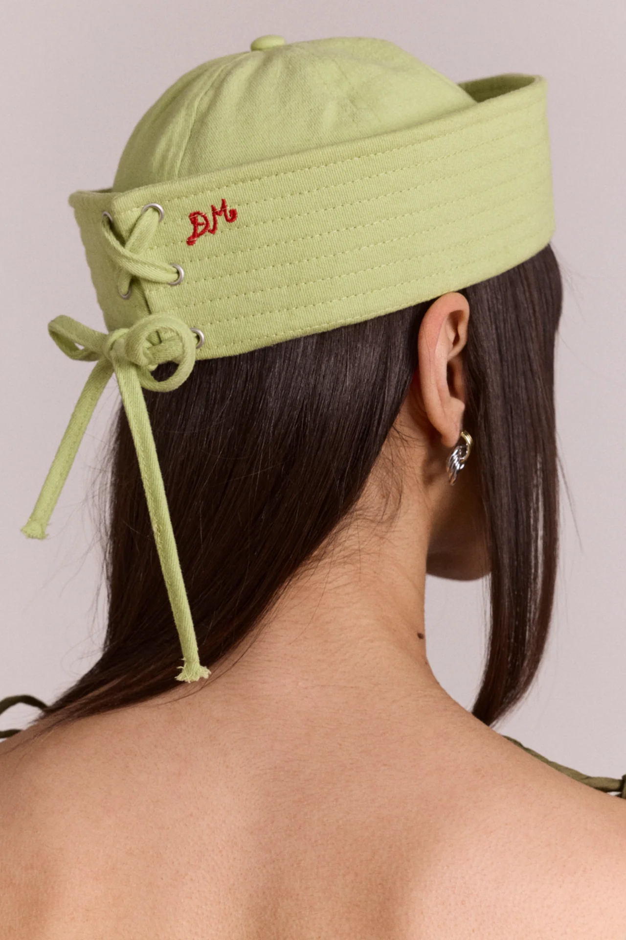 Cotton Sailor Hat - Apple - Image 4