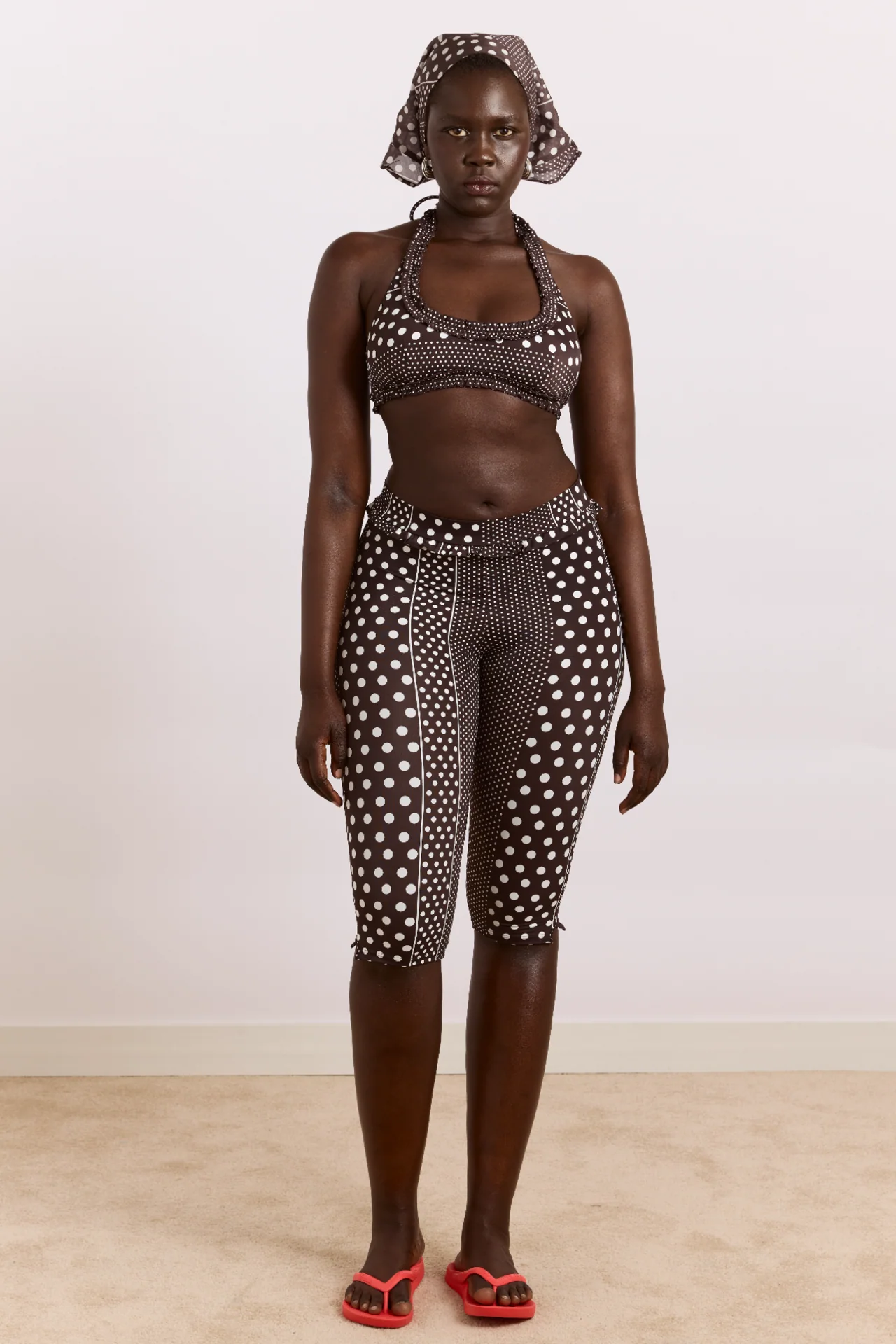 Cove Capri Pant - Spot Stripe Print - Image 8