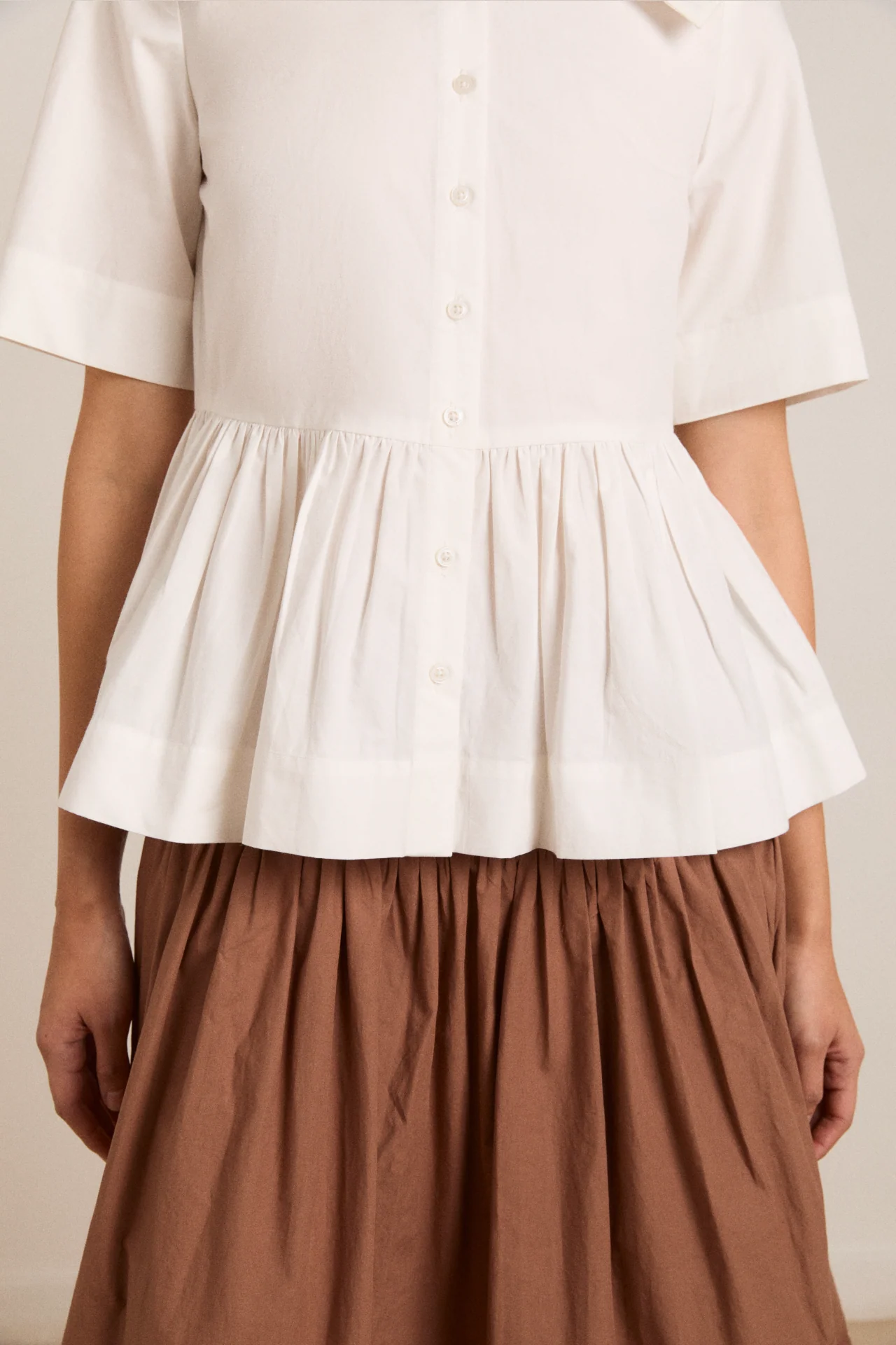Cyrus Eyelet Blouse - White - Image 7