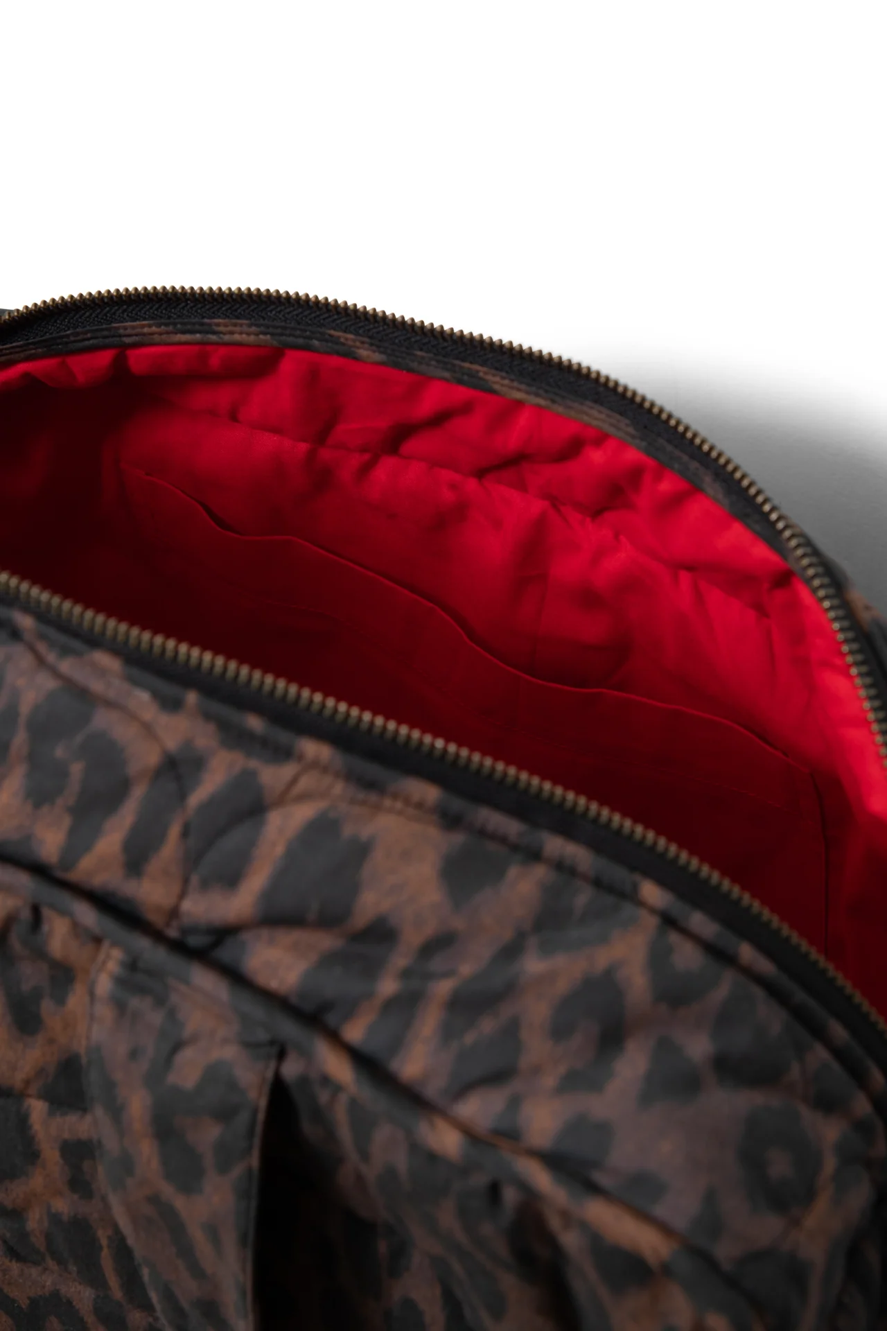 Dark Leopard Quilted Tote Bag - Image 6