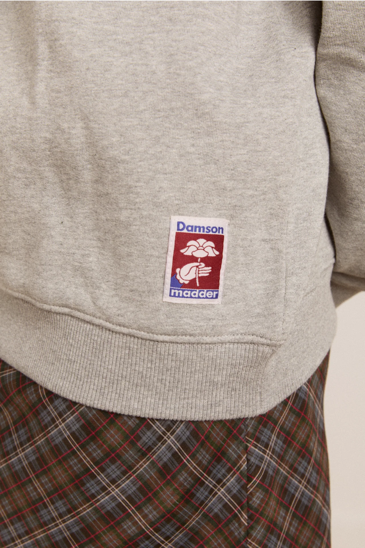 Dm General Store Sweatshirt- Grey Marl - Image 9