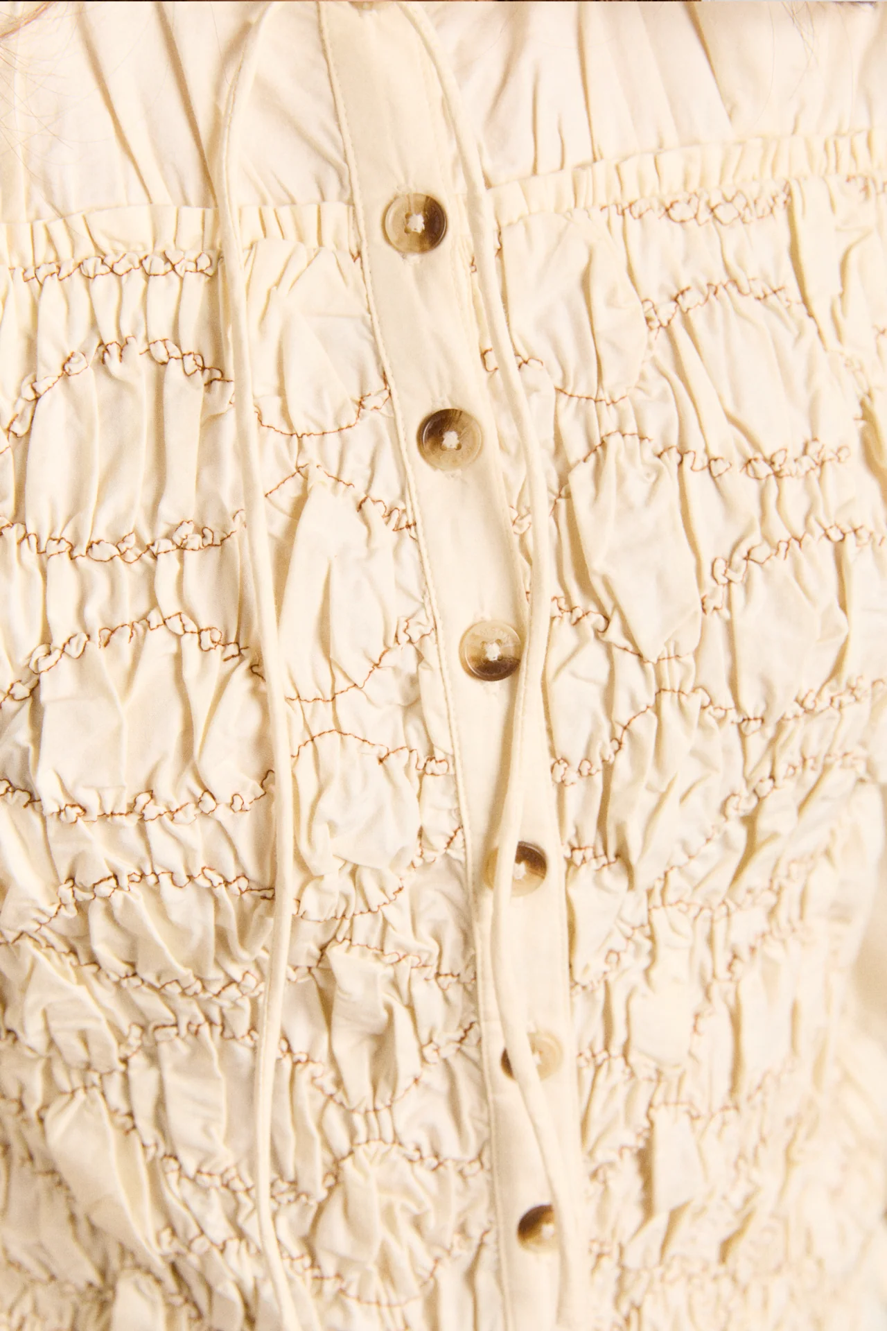Elliana Smocked Cardi - Butter - Image 13