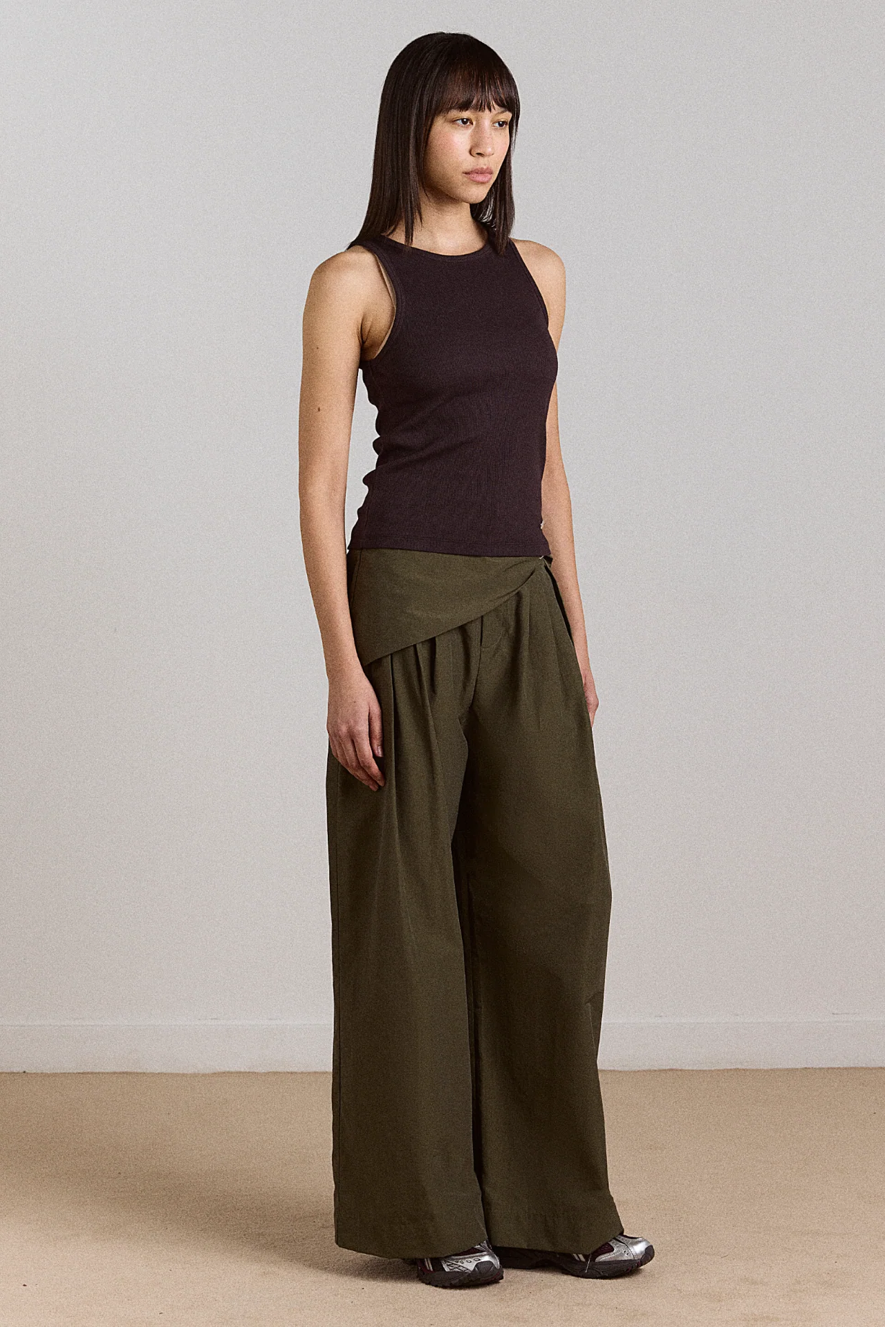 Fabia Trouser - Khaki - Image 3