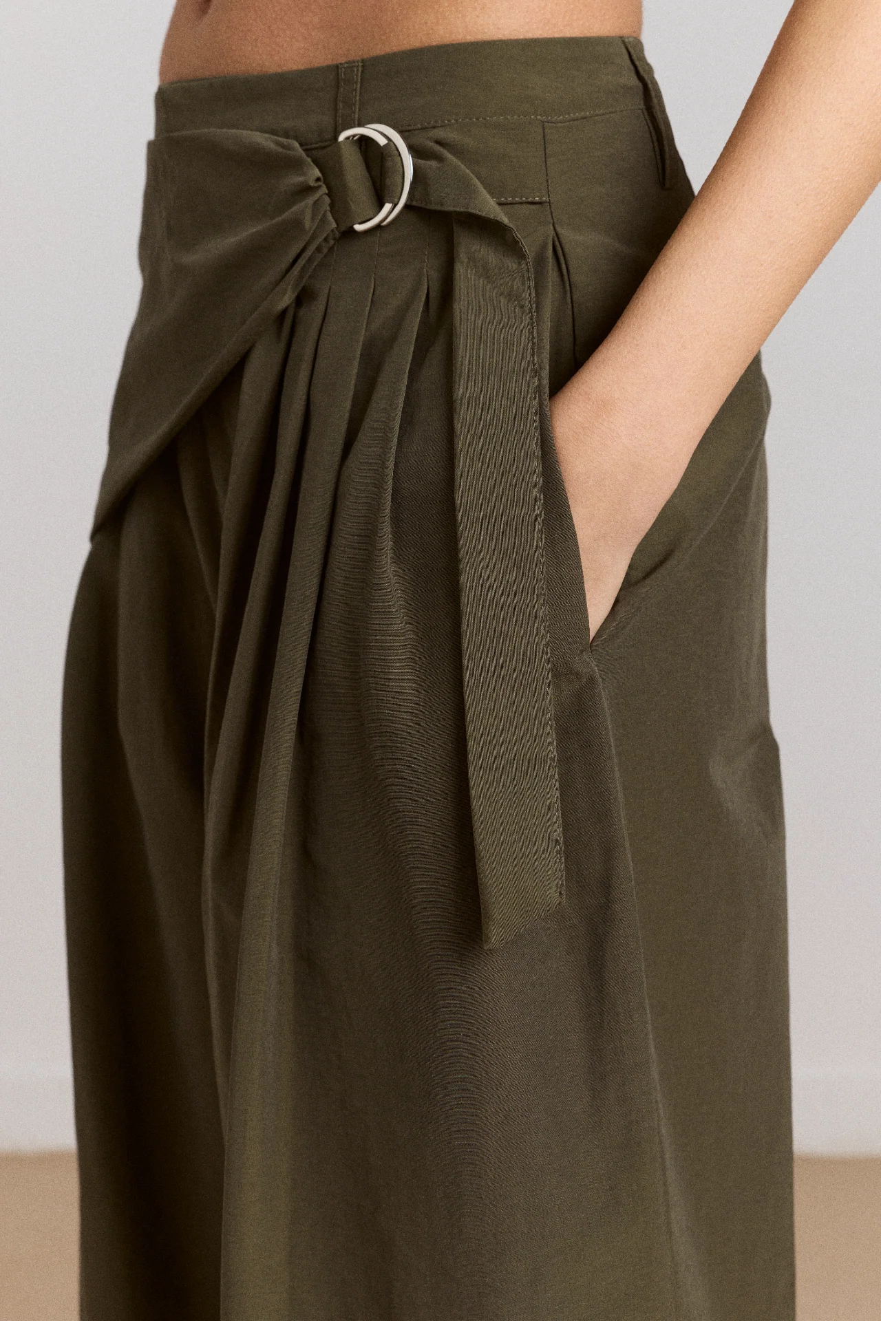 Fabia Trouser - Khaki - Image 8