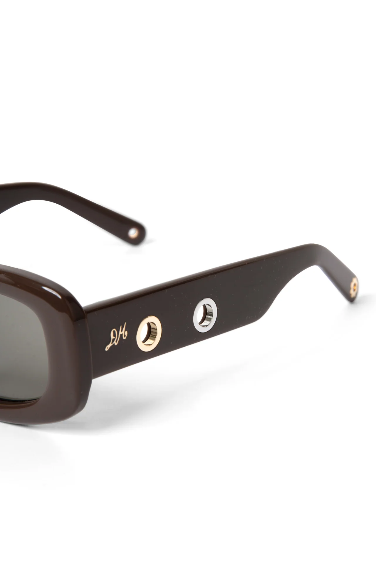 Faye Eyelet Sunglasses - Chocolate - Image 4
