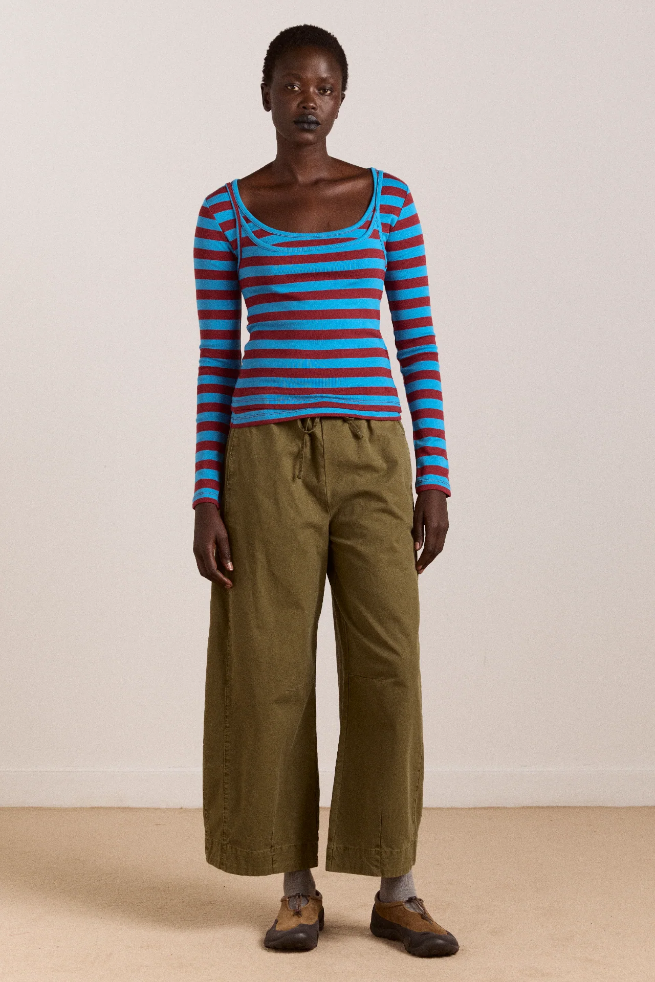 Felix Twill Trousers - Olive - Image 10