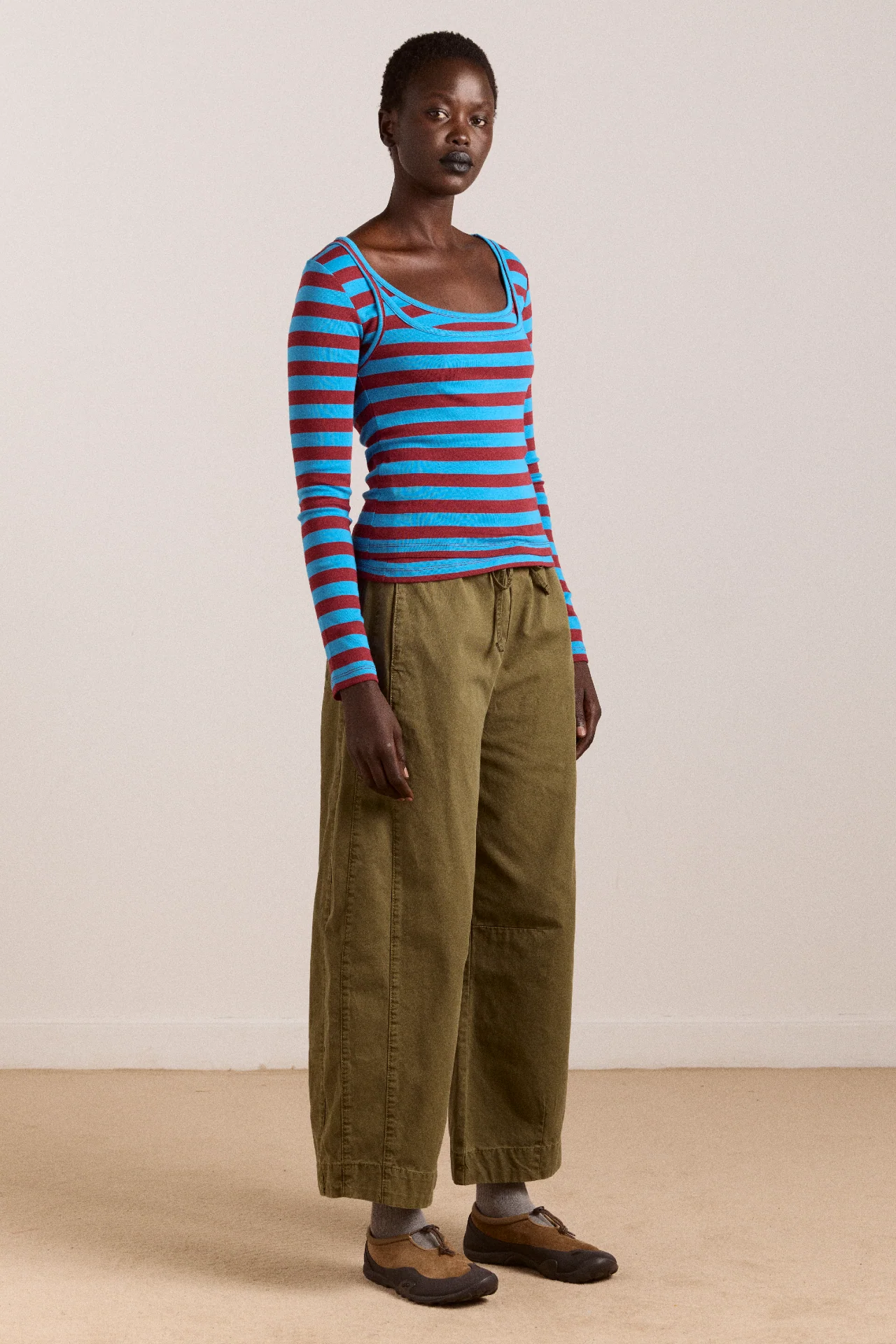 Felix Twill Trousers - Olive - Image 4
