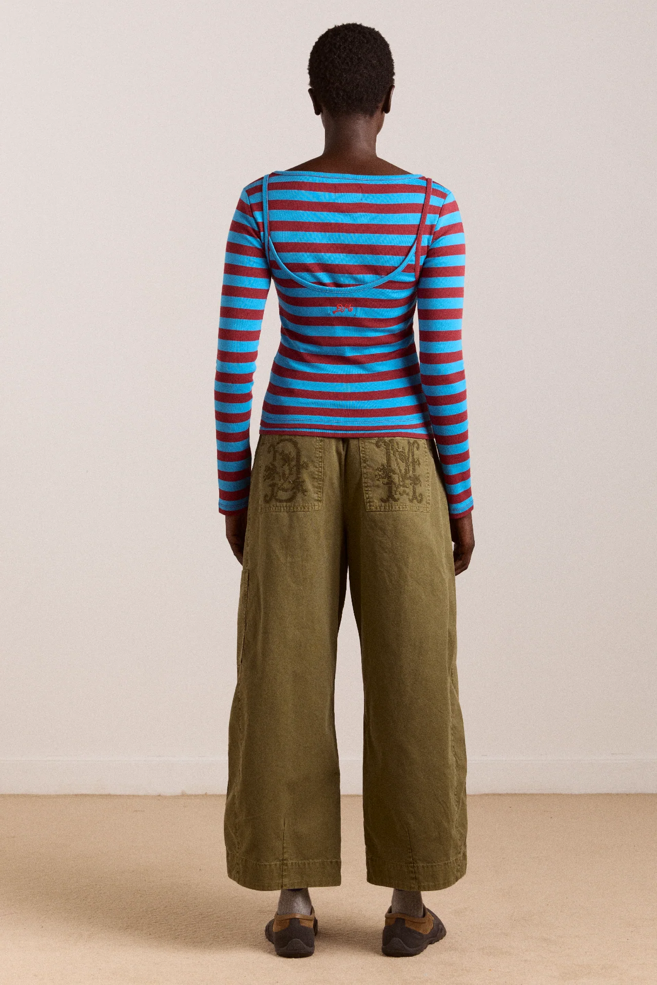 Felix Twill Trousers - Olive - Image 6