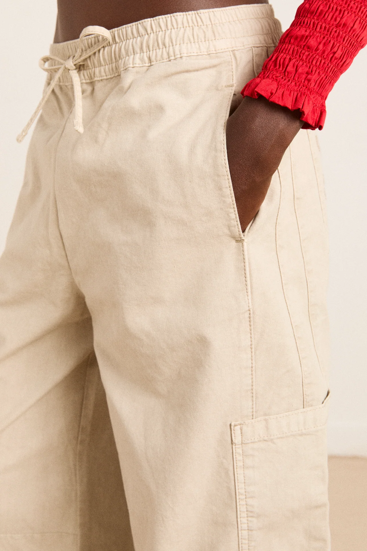 Felix Twill Trouser - Stone - Image 5