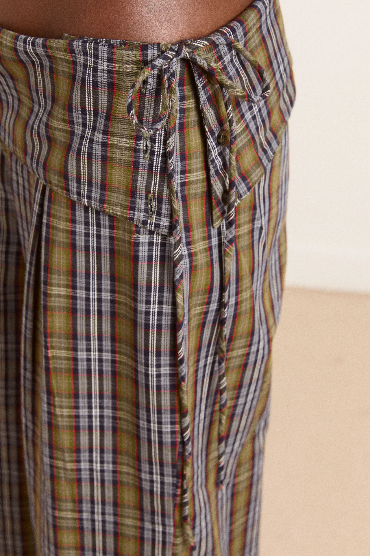 Fia Trousers - Multi Check - Image 3