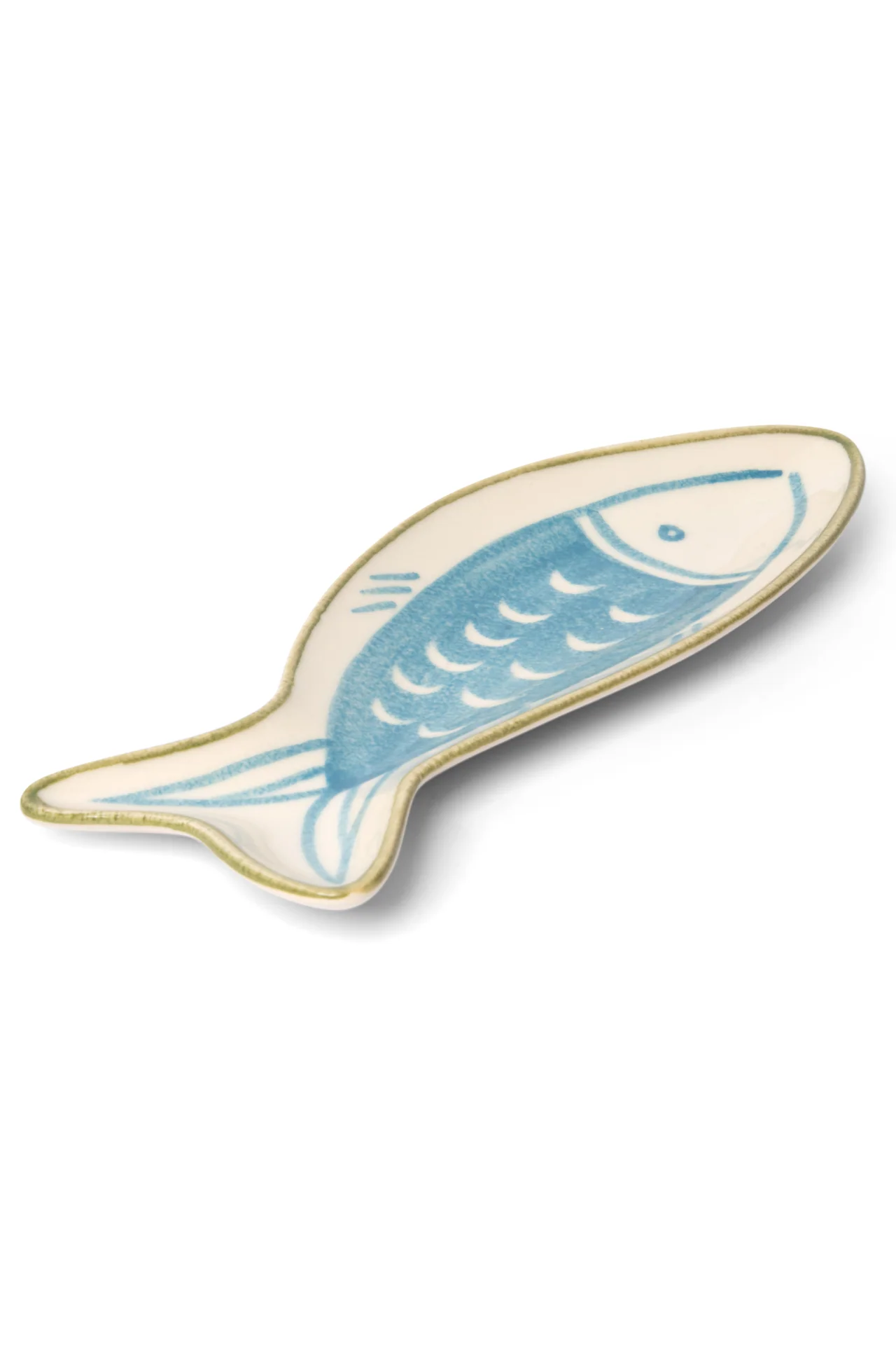 Hand Painted Fish Shaped Plate - Image 7
