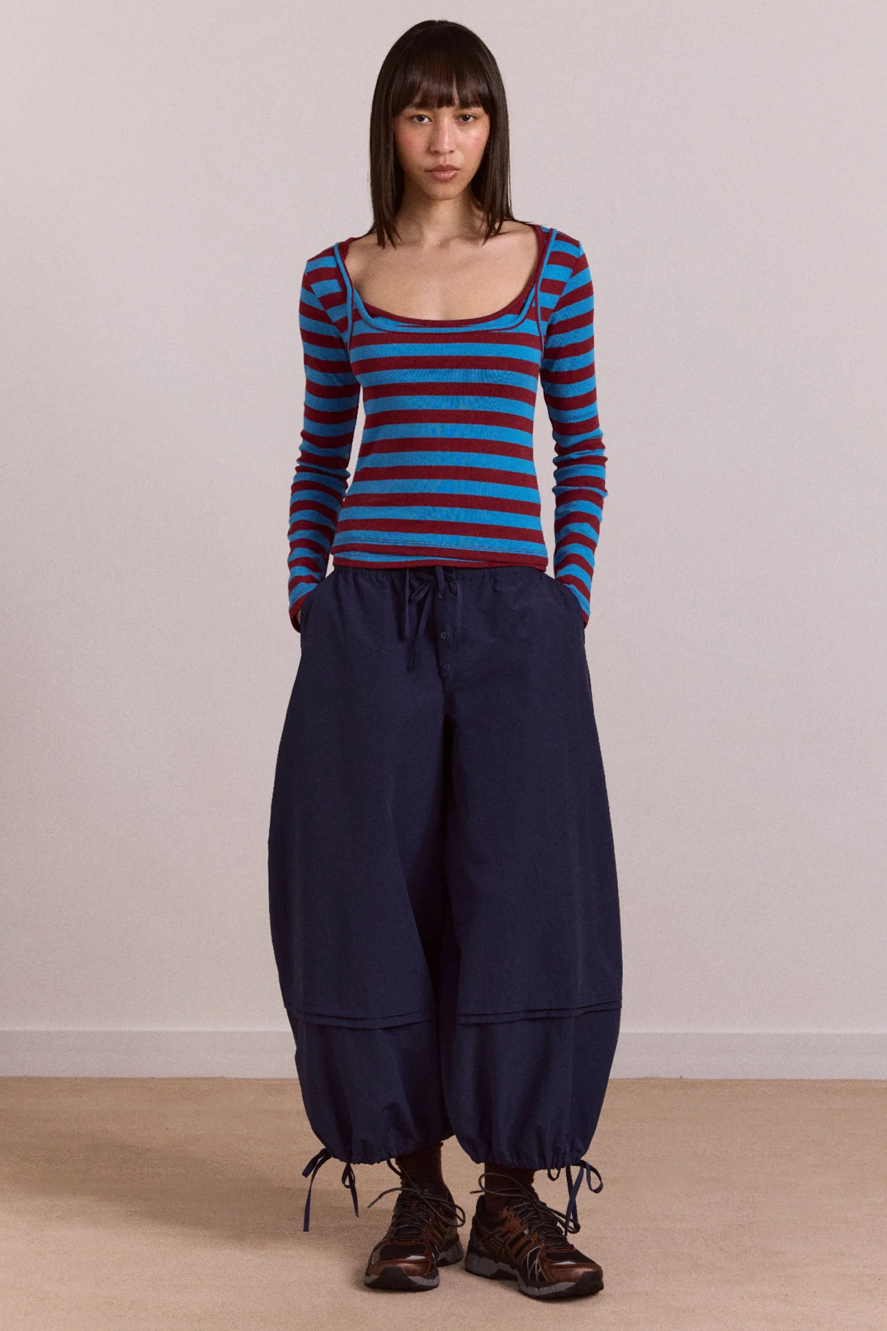 Frida Trousers - Navy - Image 3