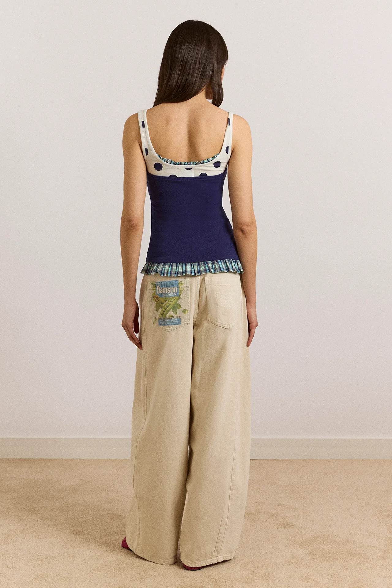 Idelle Jersey Top - Navy - Image 8