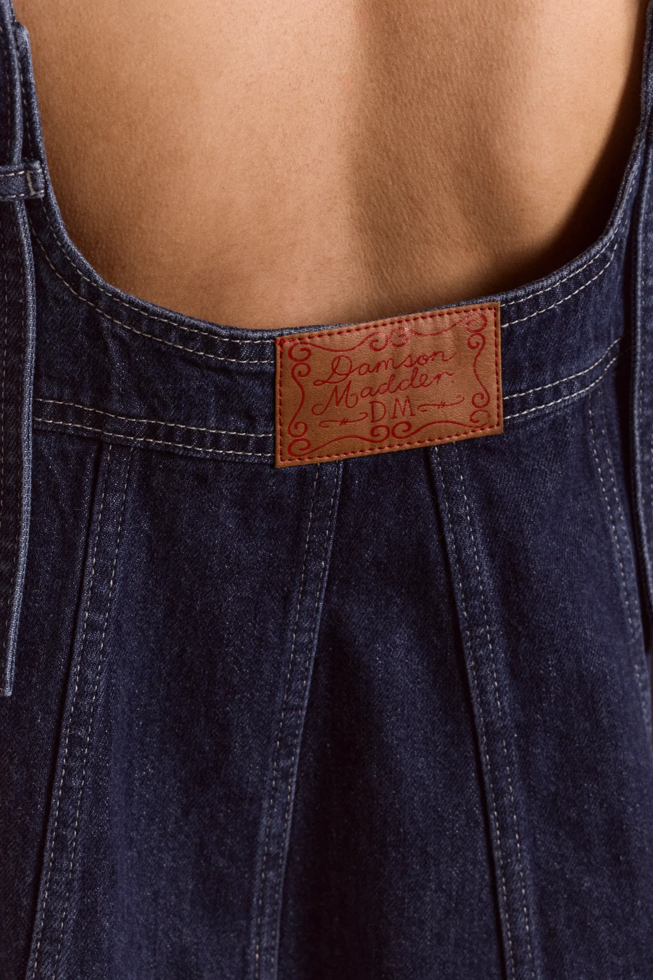 Immy Mini Dress - Dark Wash - Image 13
