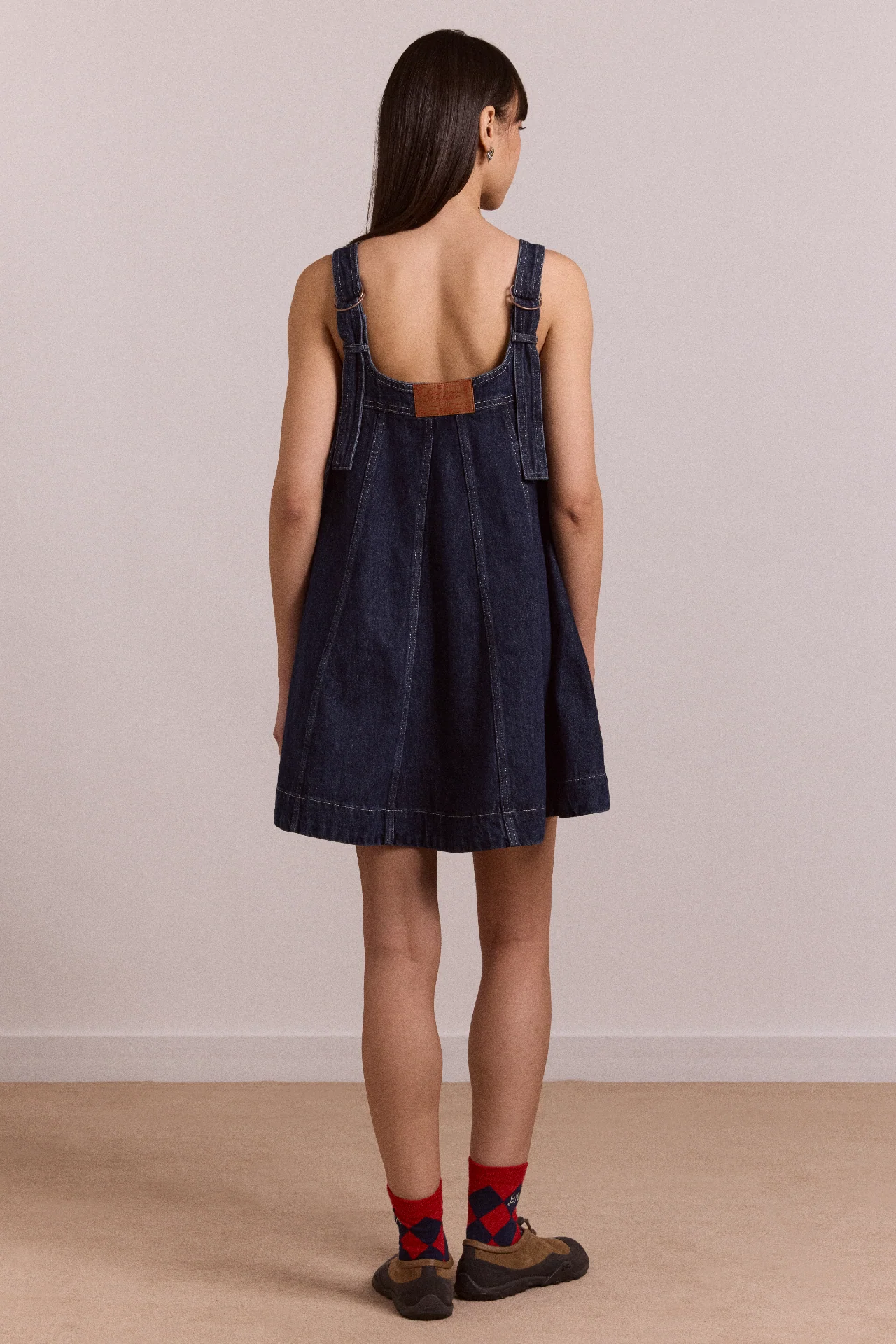 Immy Mini Dress - Dark Wash - Image 7