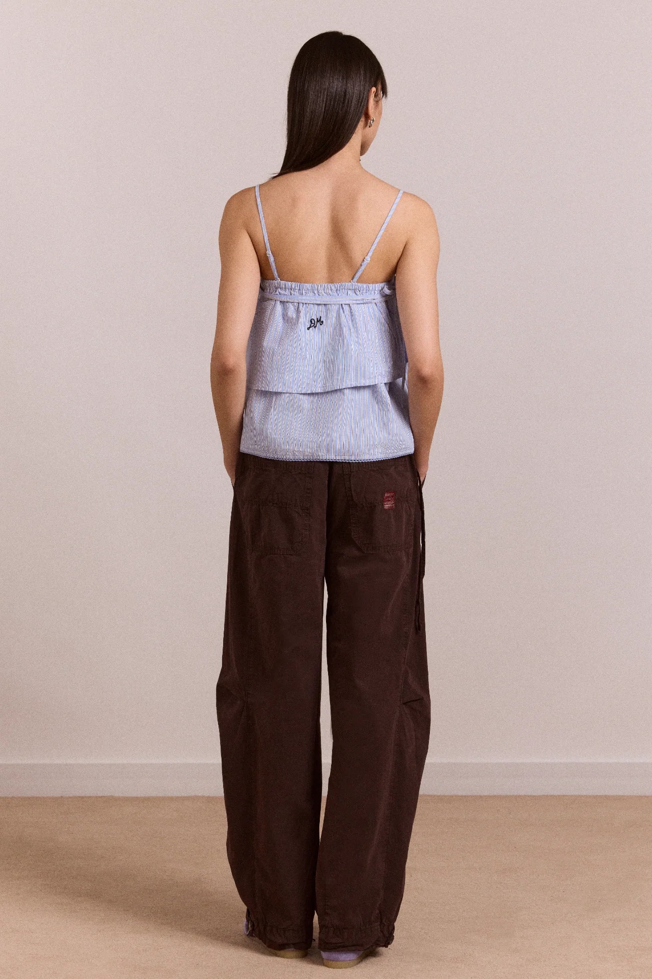 Inka Mini Skirt / Top - Blue Stripe - Image 11