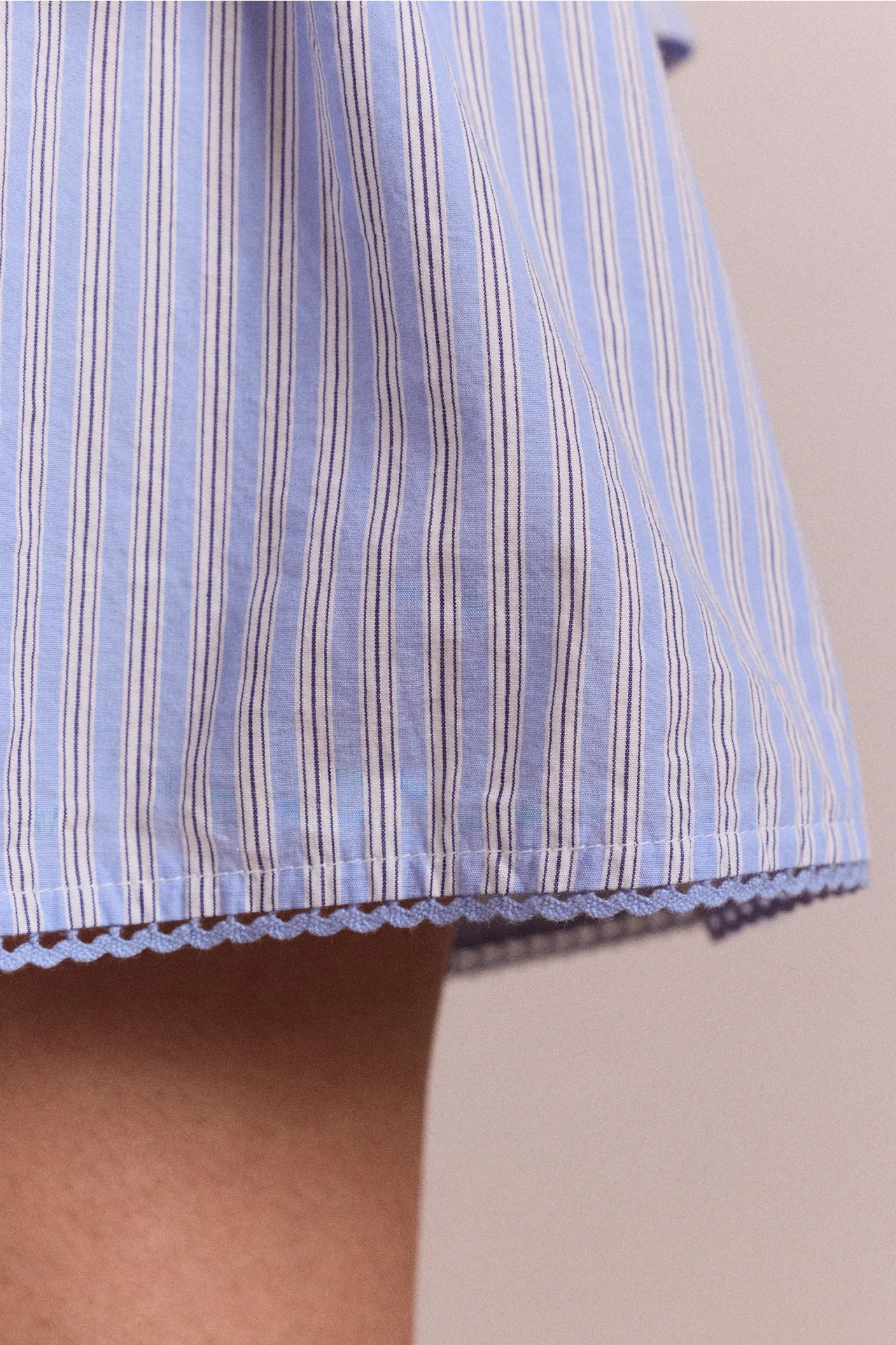 Inka Mini Skirt / Top - Blue Stripe - Image 17