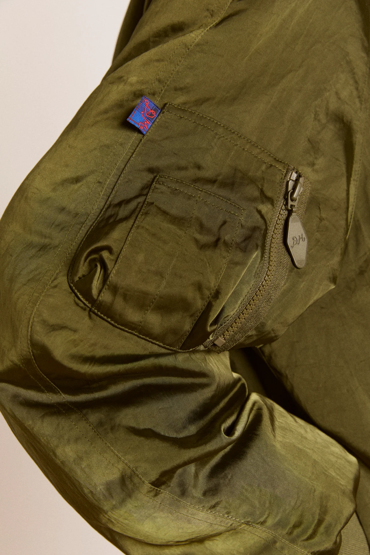 Joanie Bomber - Olive - Image 11
